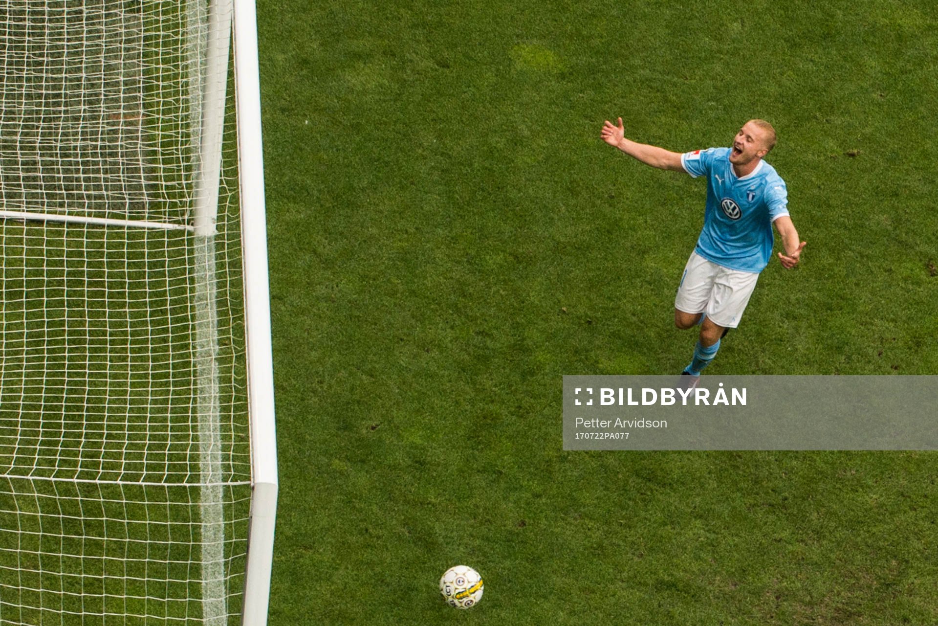 Malmö FFs Franz Brorsson jublar