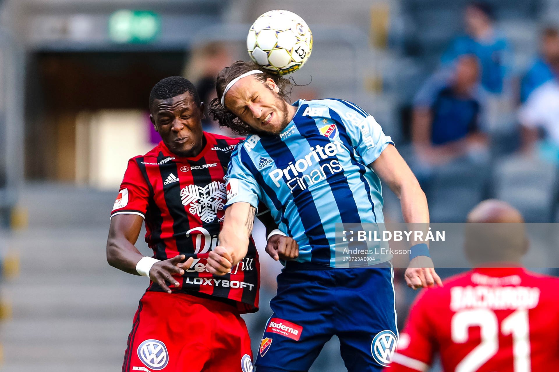 Östersunds Salisu Abdullahi Gero och Djurgårdens Jonas