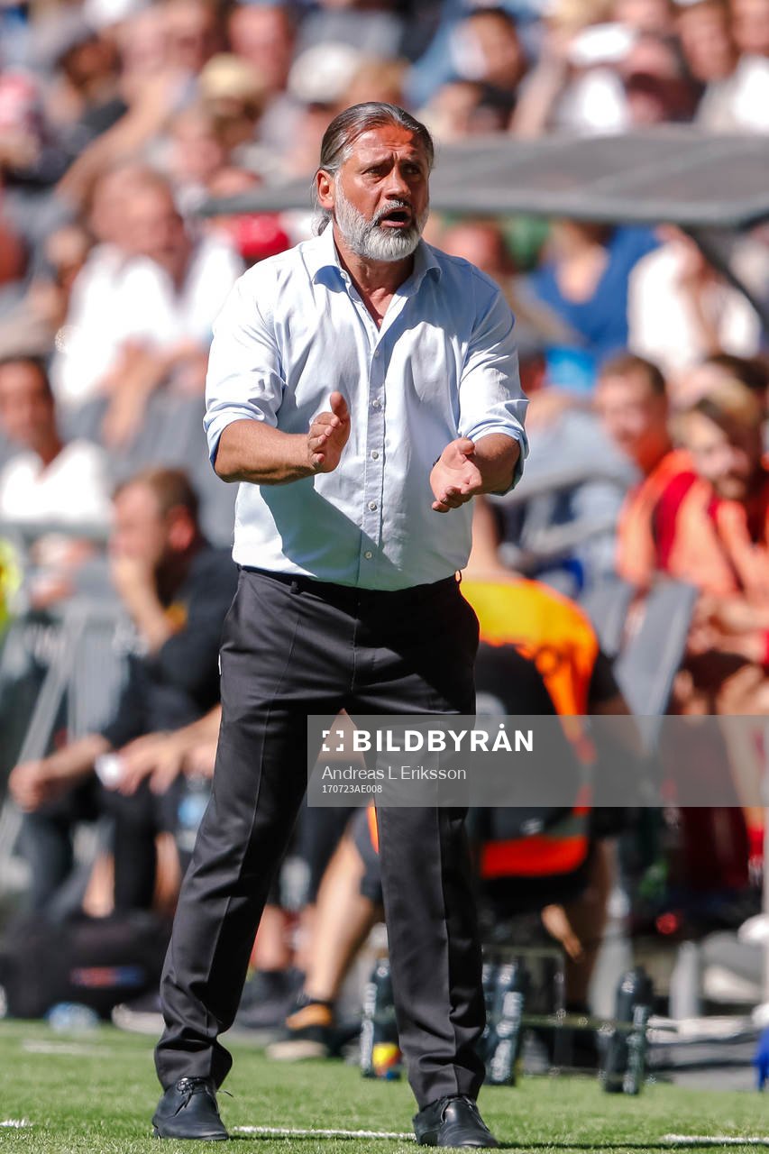 Djurgårdens tränare Özcan Melkemichel