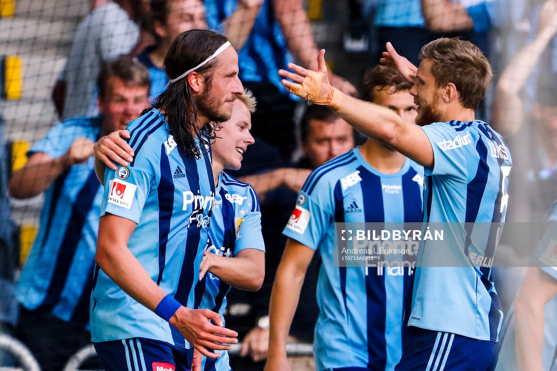 Djurgårdens Jonas Olsson jublar