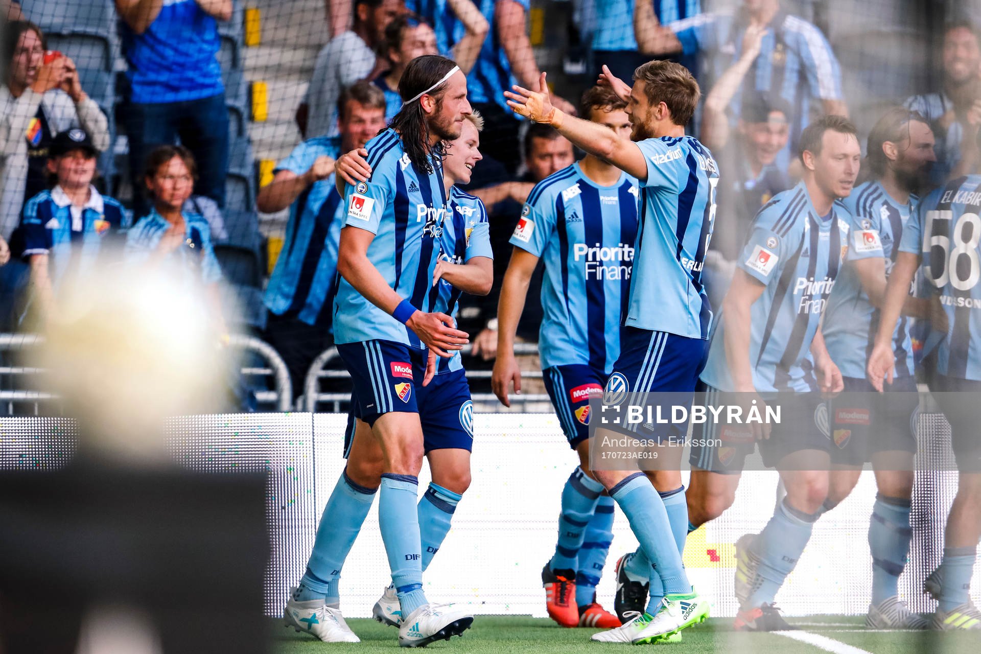 Djurgårdens Jonas Olsson jublar