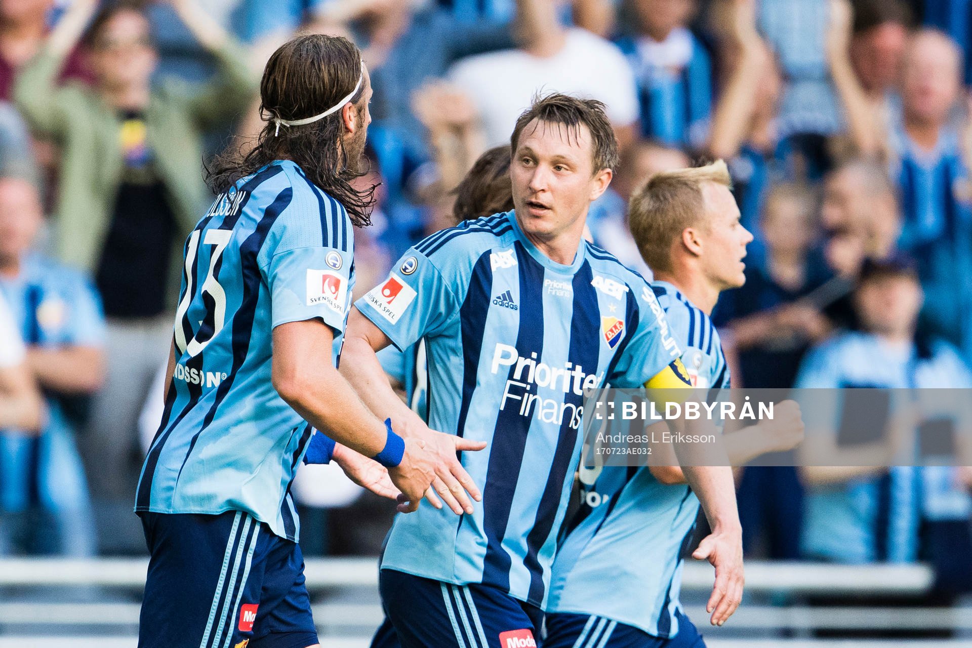 Djurgårdens Jonas Olsson jublar