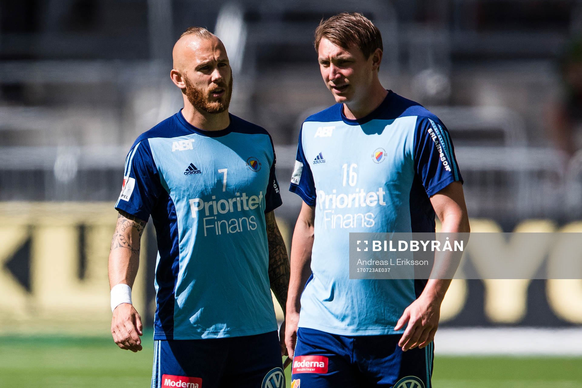 Djurgårdens Magnus Eriksson och Kim Källström