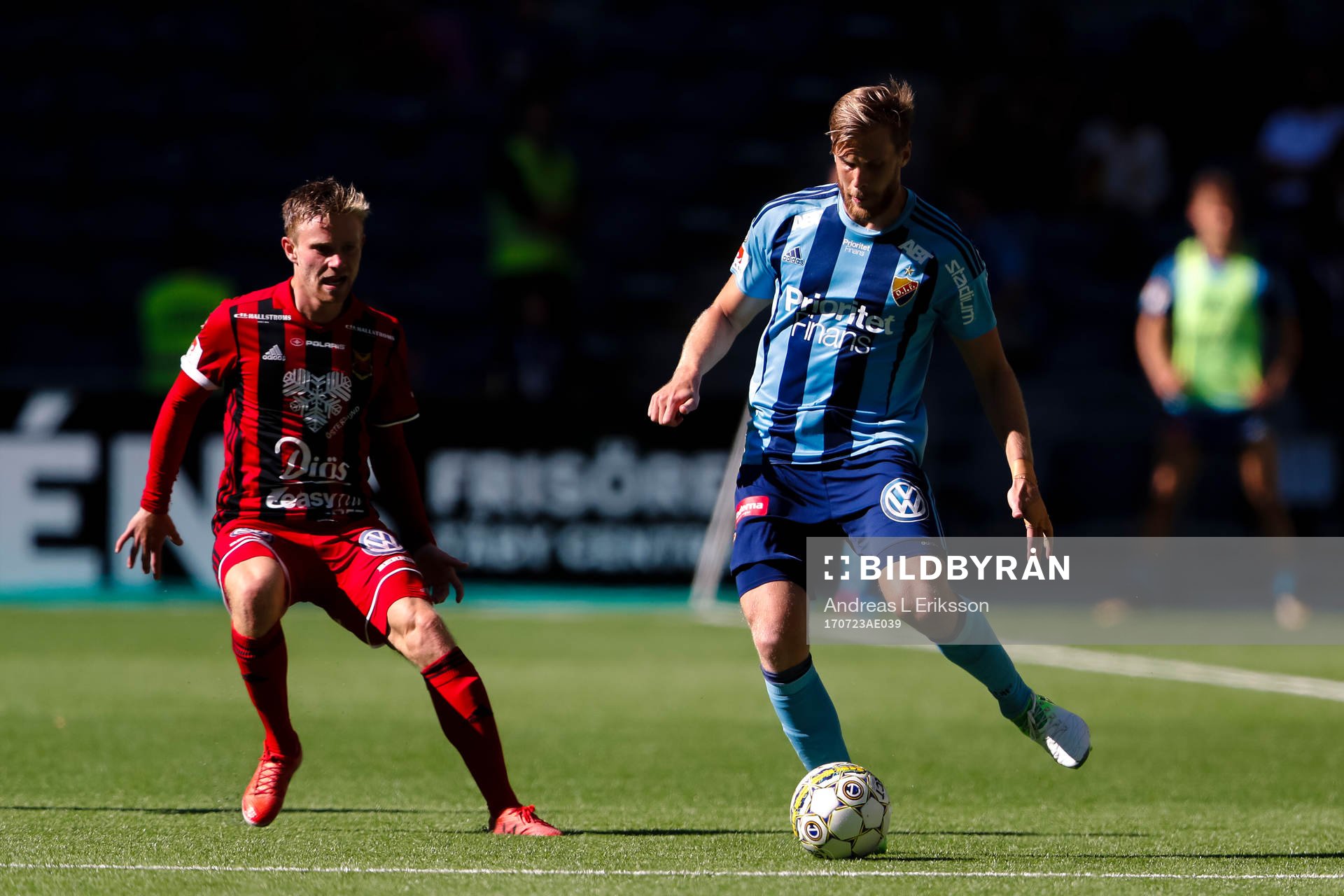 Östersunds Dennis Widgren och Djurgårdens Niklas