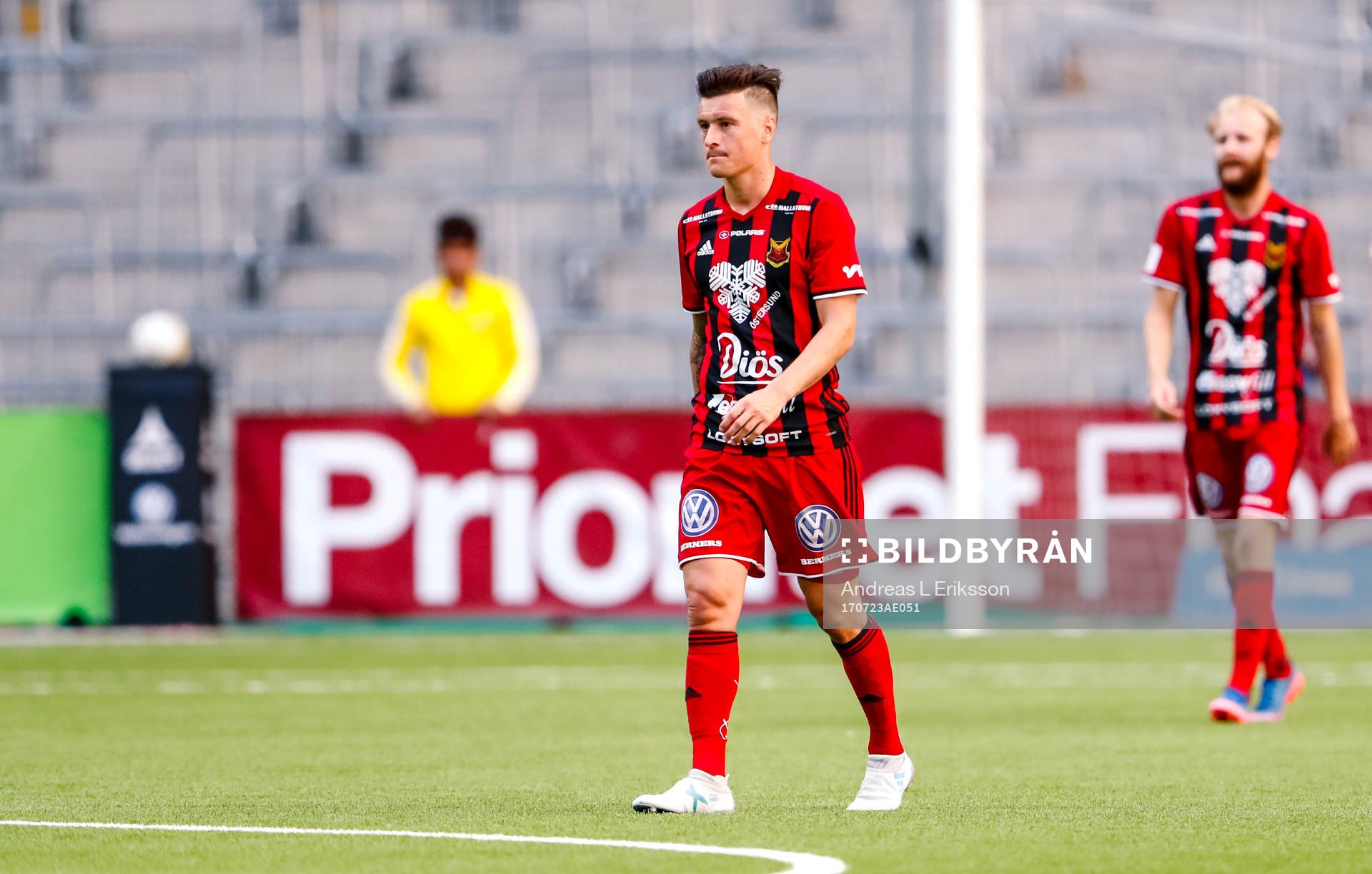 Östersunds Jamie Hopcutt deppar