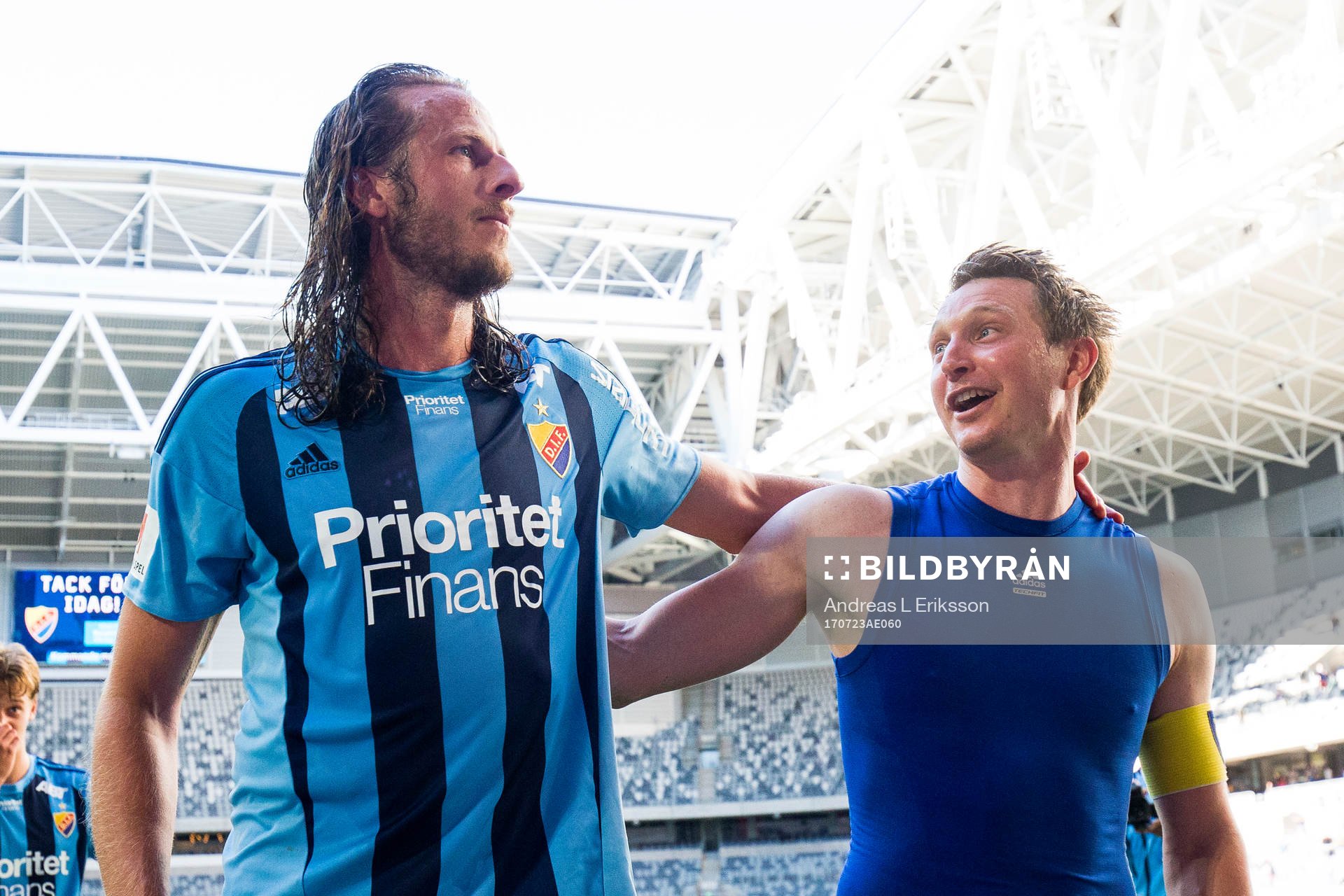 Djurgårdens Jonas Olsson jublar