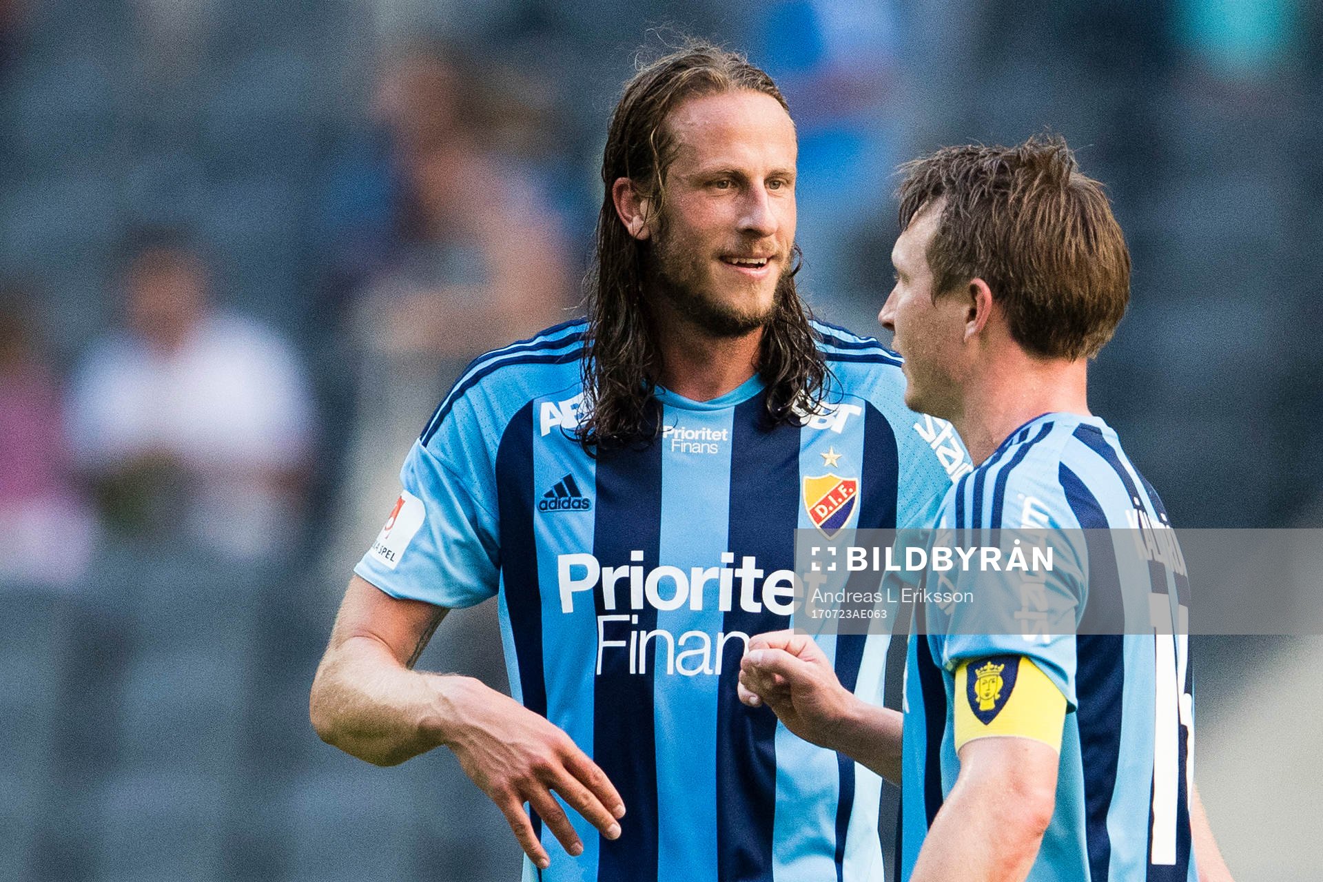 Djurgårdens Jonas Olsson jublar