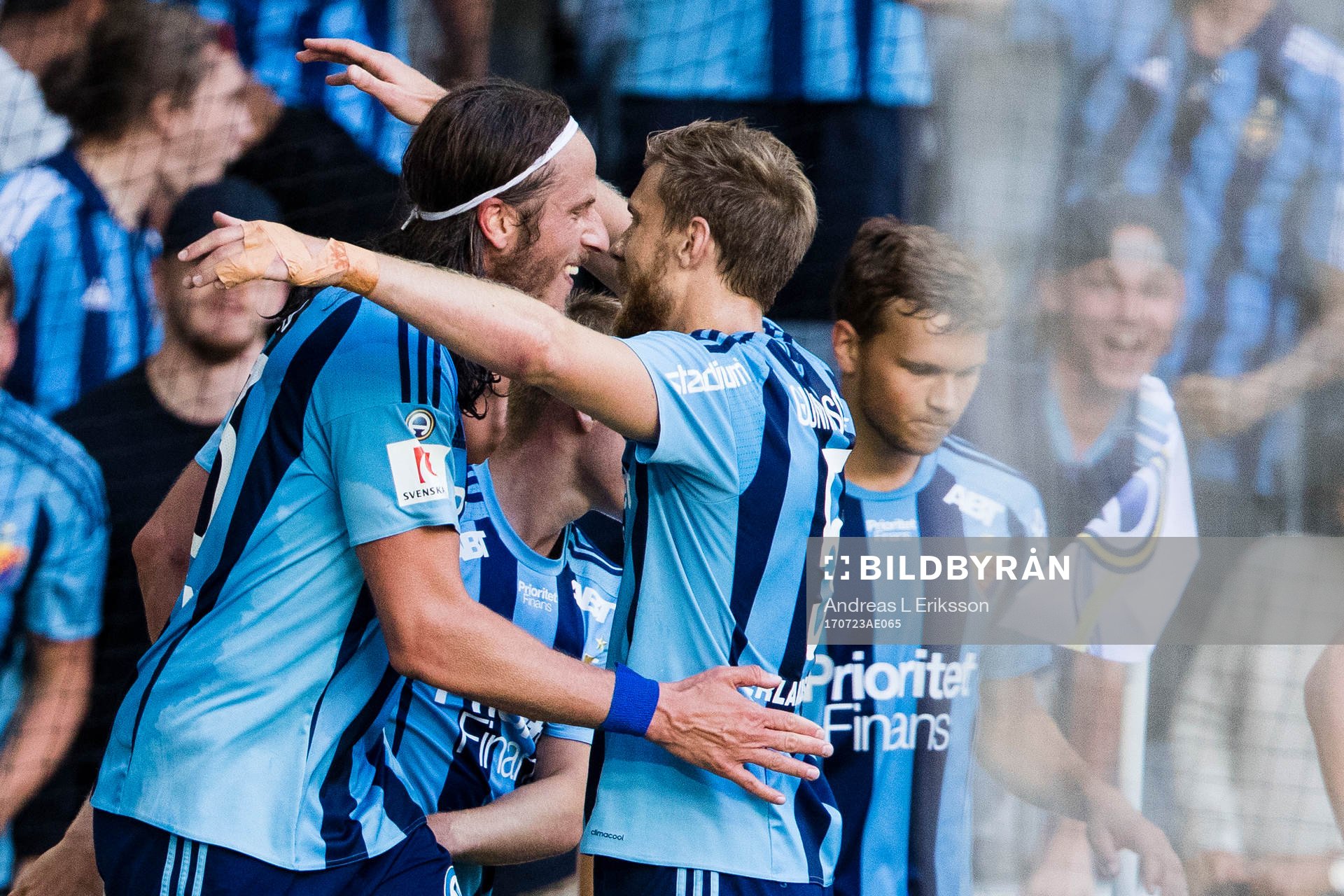 Djurgårdens Jonas Olsson jublar