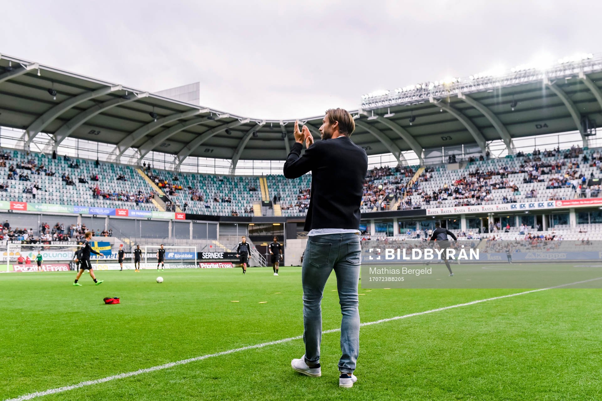 IFK Göteborgs Mattias Bjärsmyr före  fotbollsmatchen i