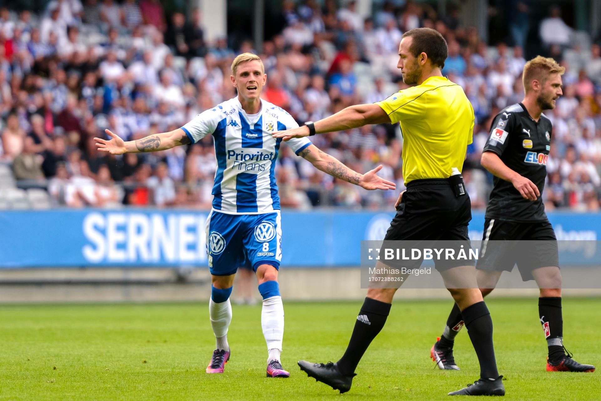 IFK Göteborgs Sören Rieks reagerar på domslut