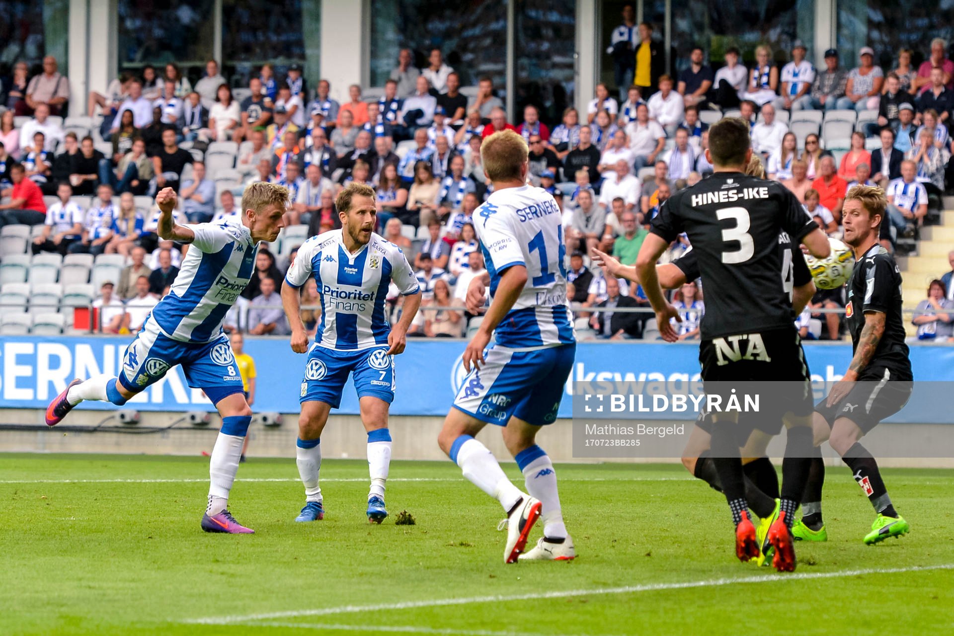 IIFK Göteborgs Sören Rieks gör 1-0