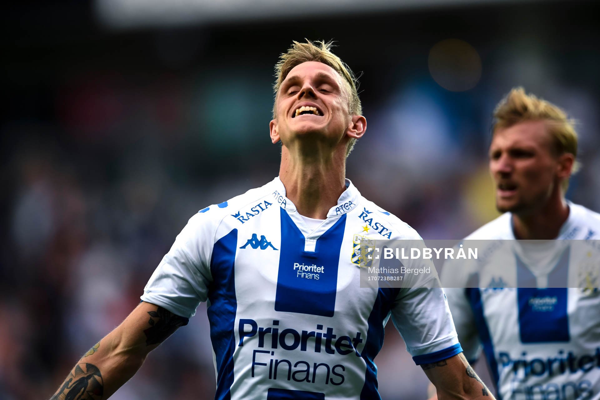 IIFK Göteborgs Sören Rieks jublar