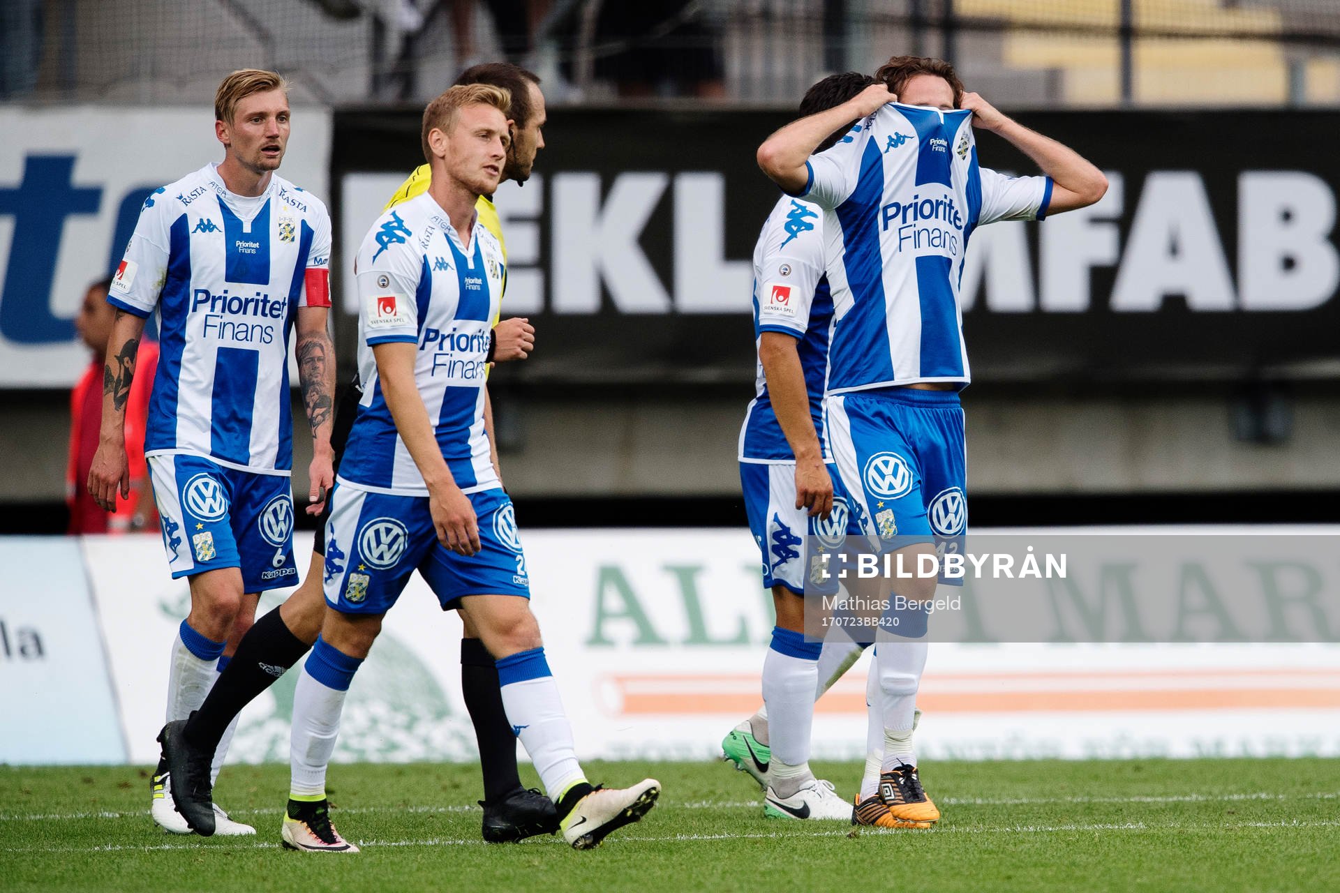 IFK Göteborgs Sebastian Eriksson, Sebastian Ohlsson och