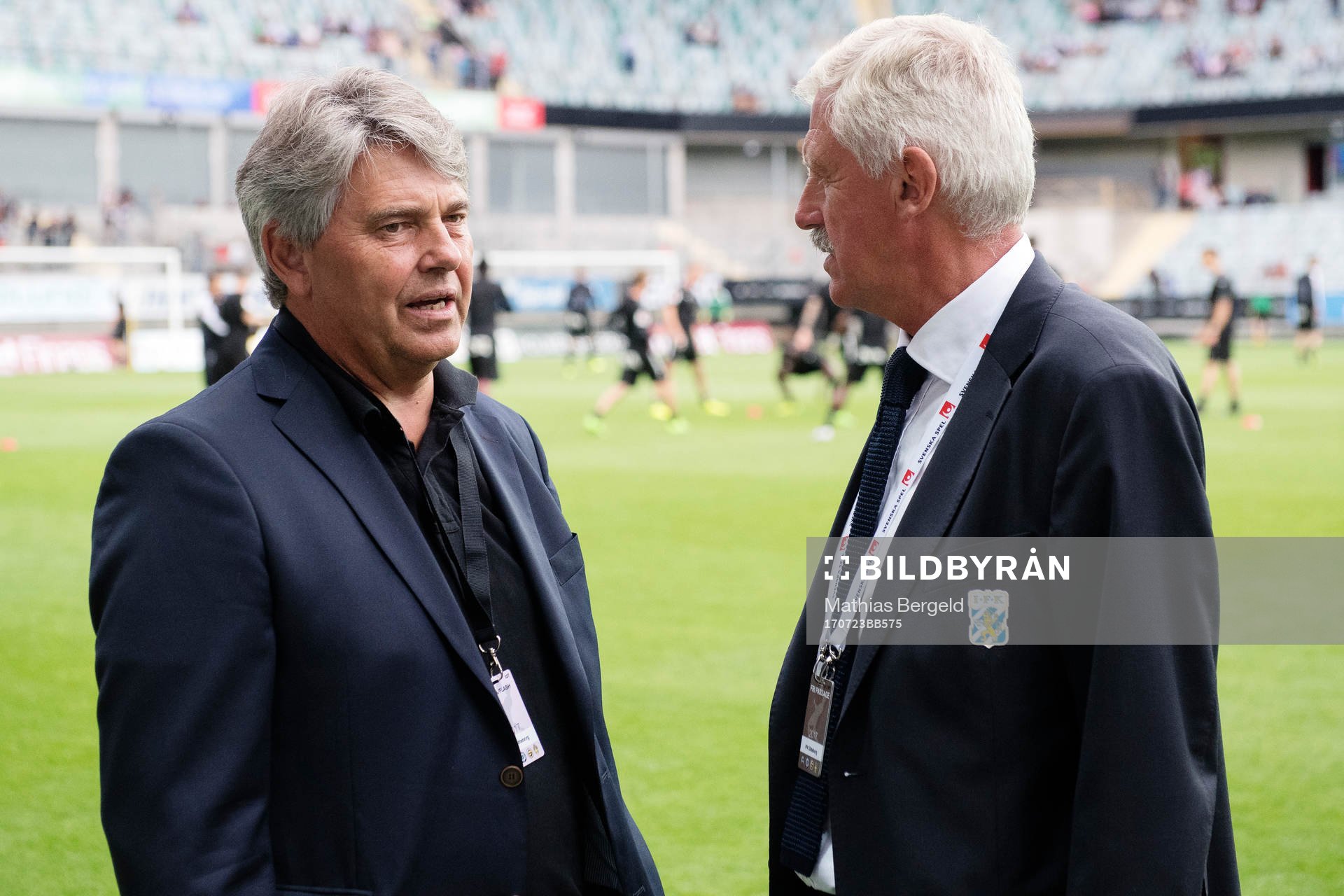 Thomas Wernerson och IFK Göteborgs ordförande Frank