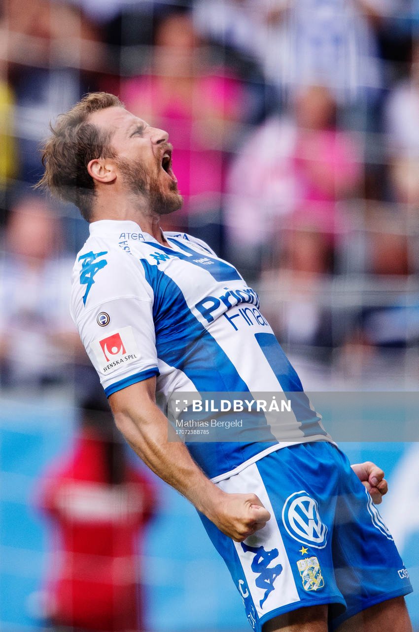 IFK Göteborgs Tobias Hysen jublar