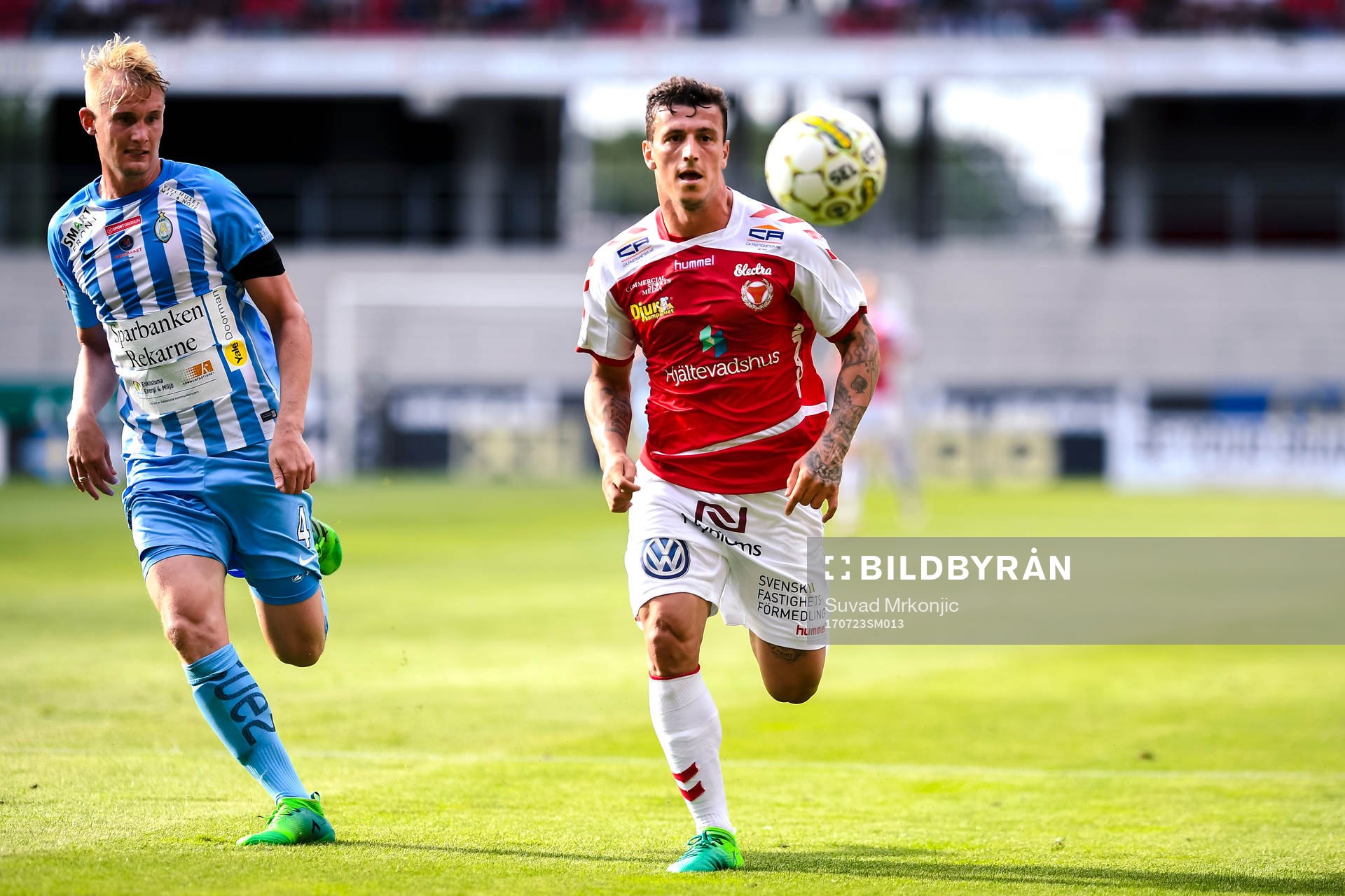 AFC Eskilstunas Ludvig Öhman och Kalmars Erton Fejzullahu