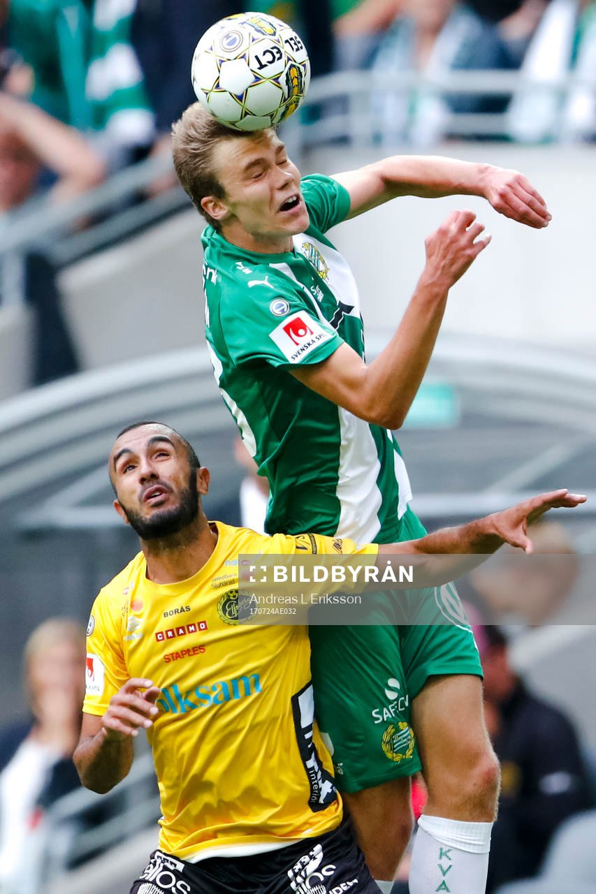 Elfsborgs Issam Jebali och Hammarbys Marcus Degerlund