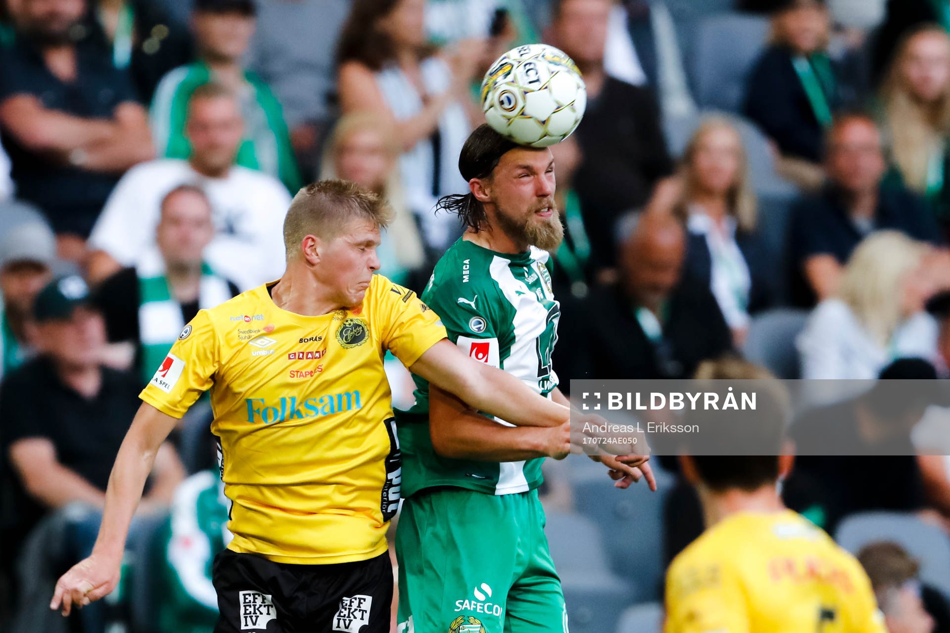 Elfsborgs Joakim Nilsson och Hammarbys Björn Paulsen