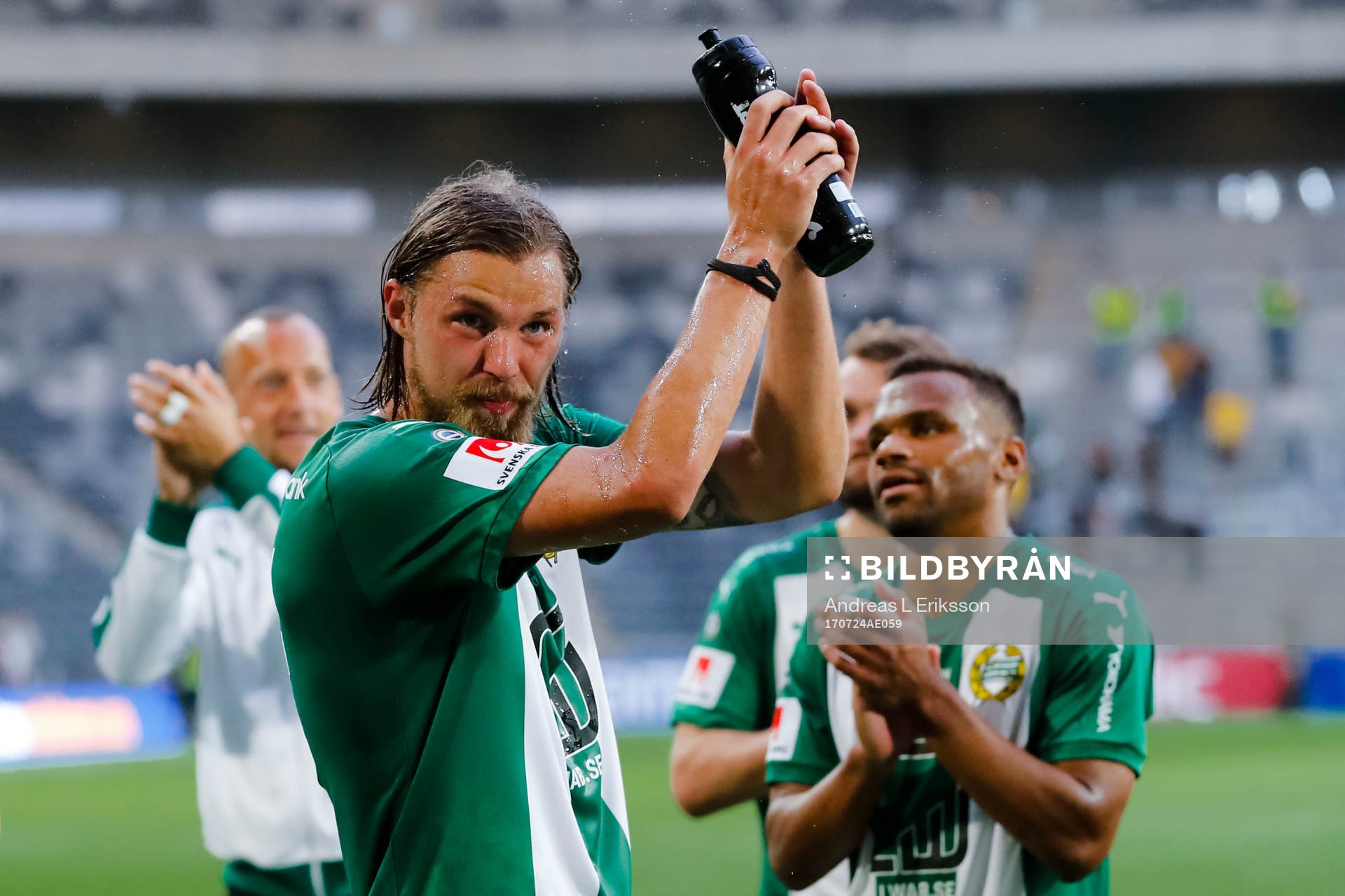 Hammarbys Björn Paulsen jublar