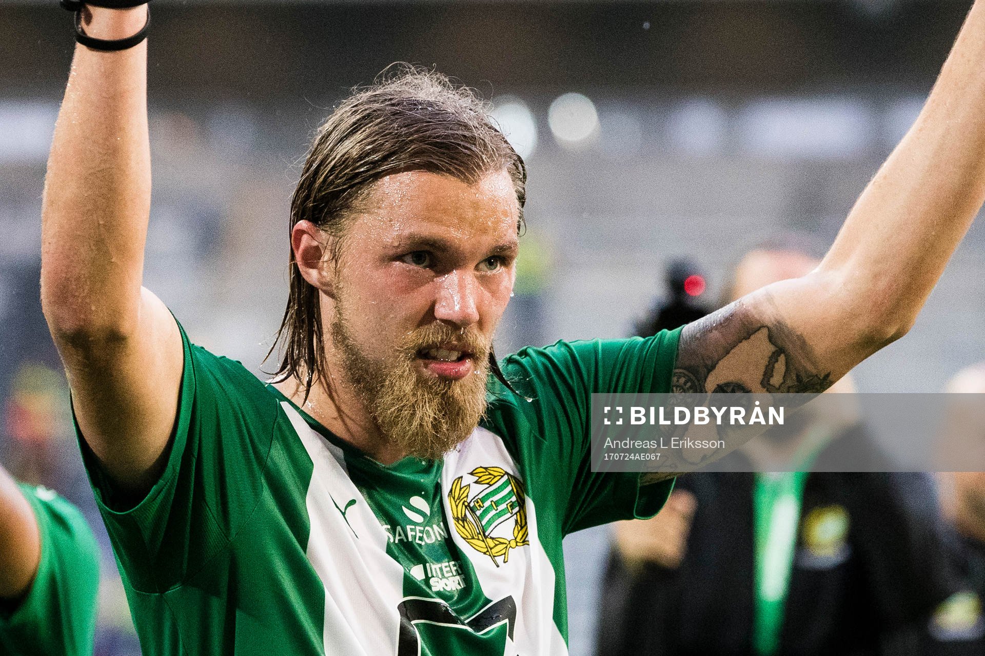 Hammarbys Björn Paulsen jublar