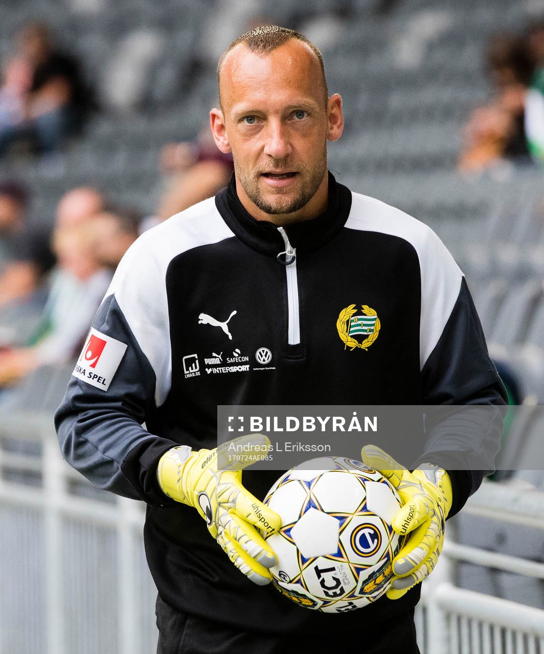 Hammarbys målvakt Benny Lekström