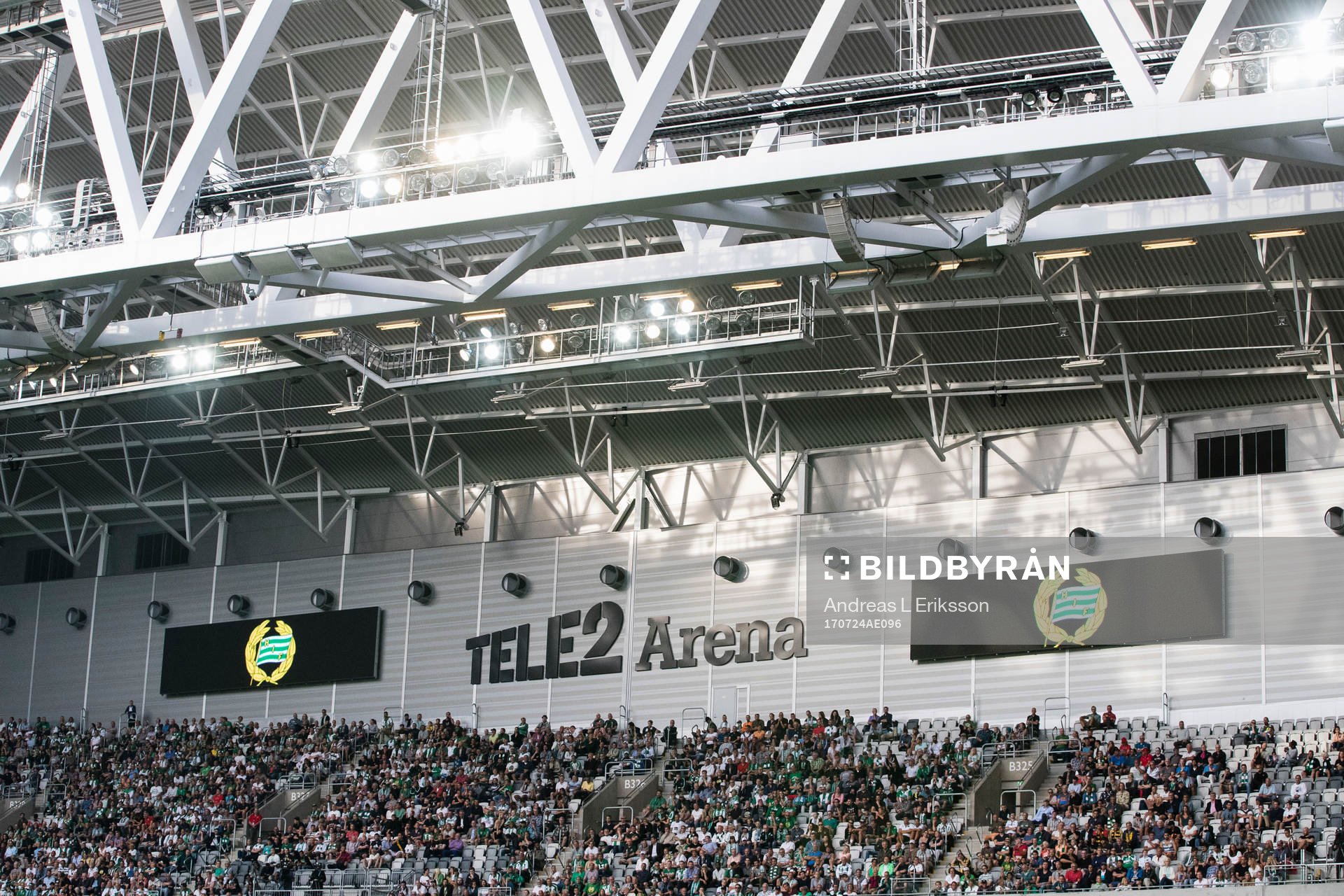 Interiör av Tele2 Arena