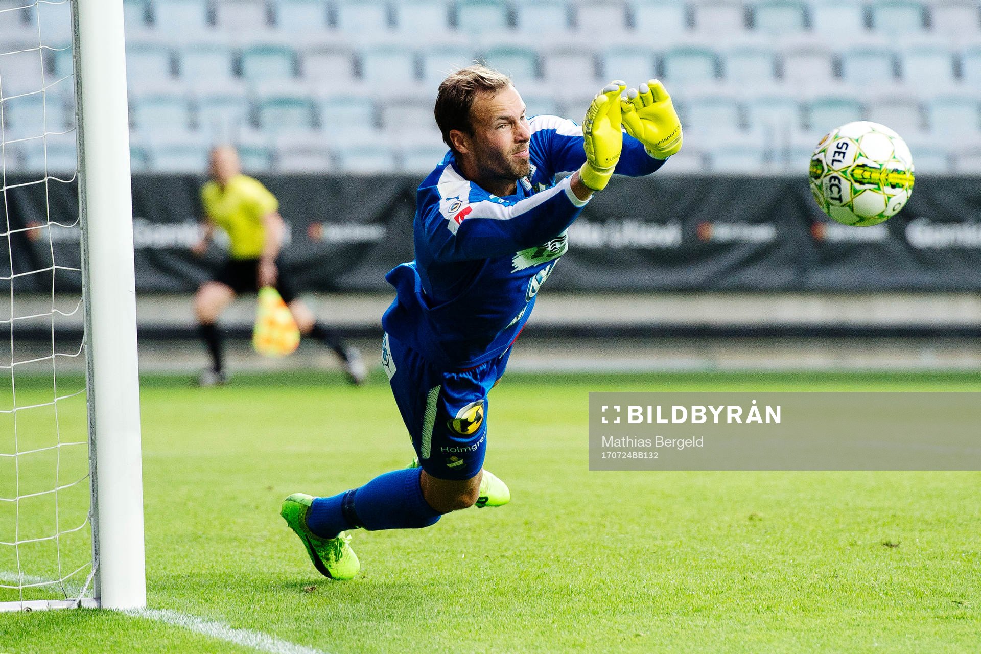Östers målvakt Robin Malmkvist