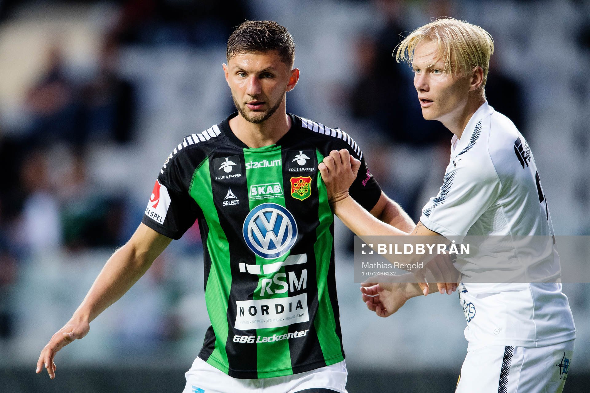 GAIS Alibek Aliev och Östers Filip Örnblom