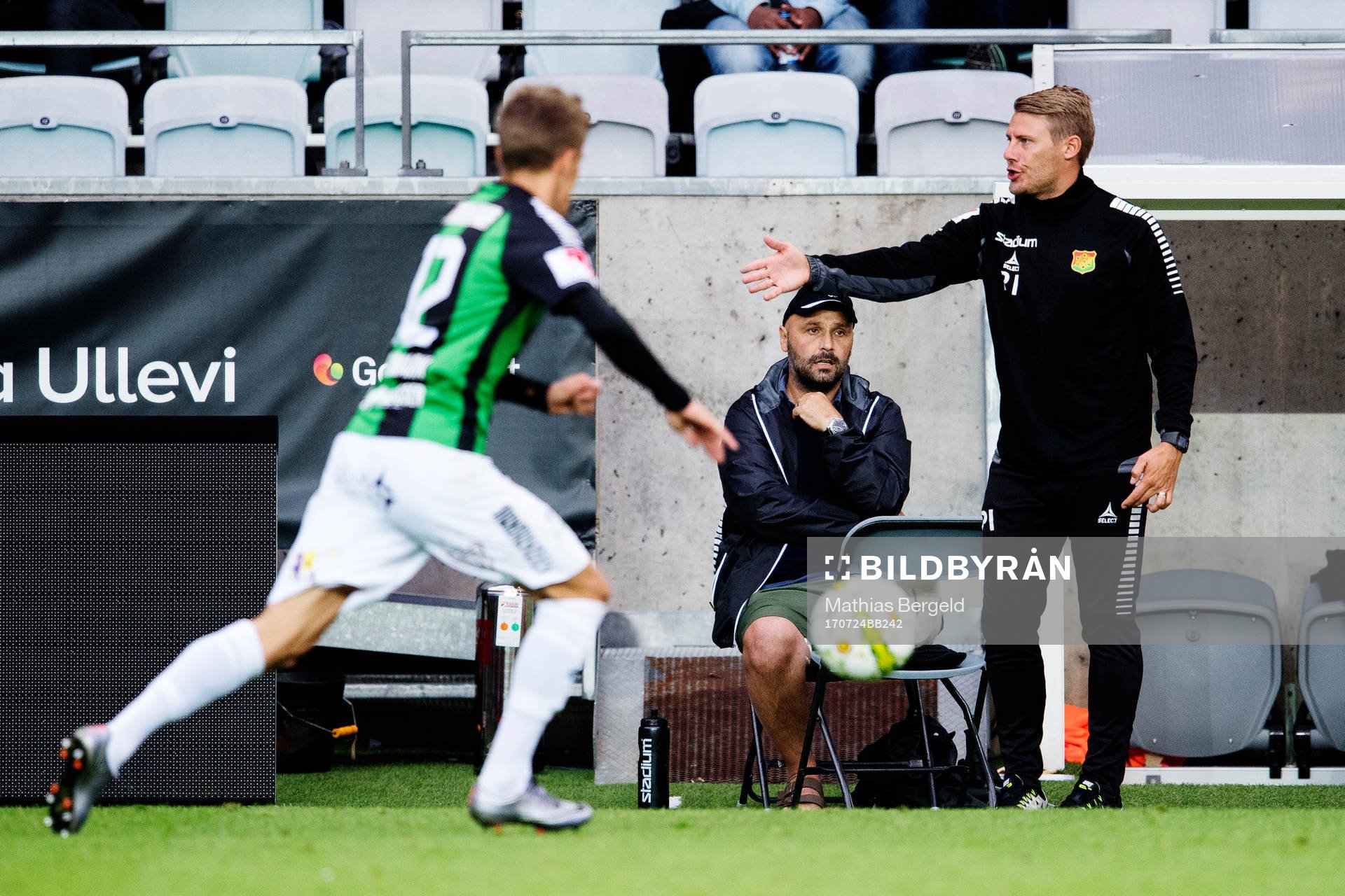 GAIS tränare Bosko Orovic och assisterande tränare Patrik