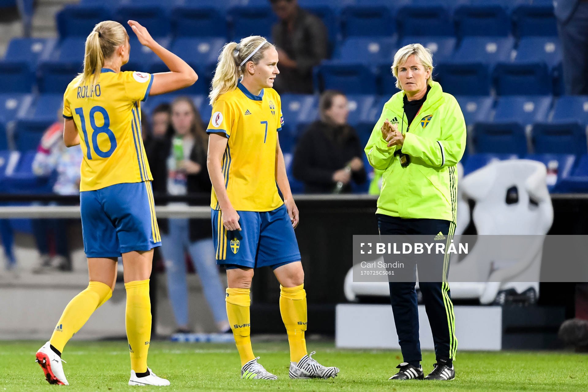 SSveriges Fridolina Rolfö och Lisa Dahlkvist i samtal med