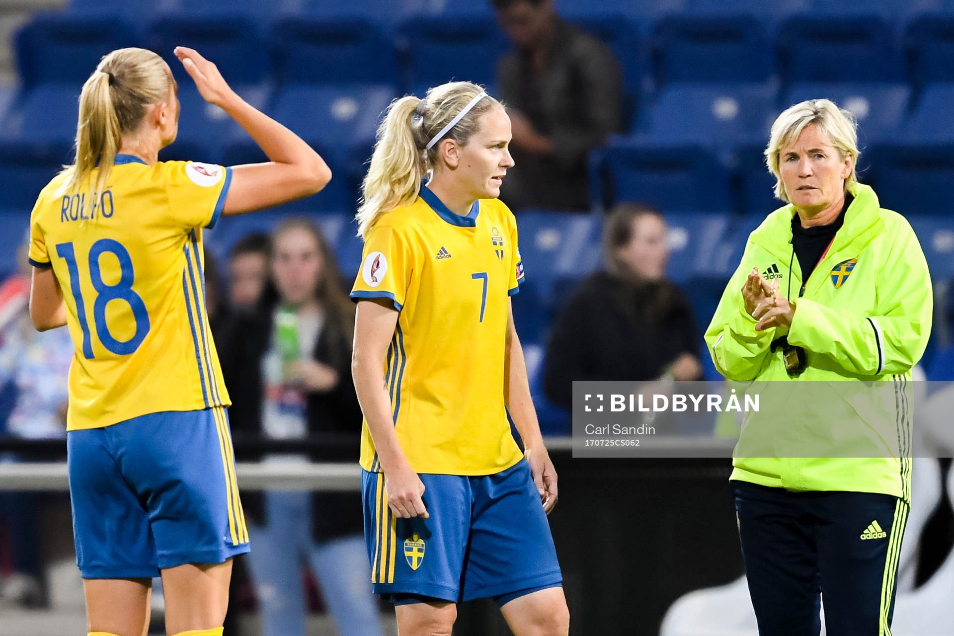 SSveriges Fridolina Rolfö och Lisa Dahlkvist i samtal med