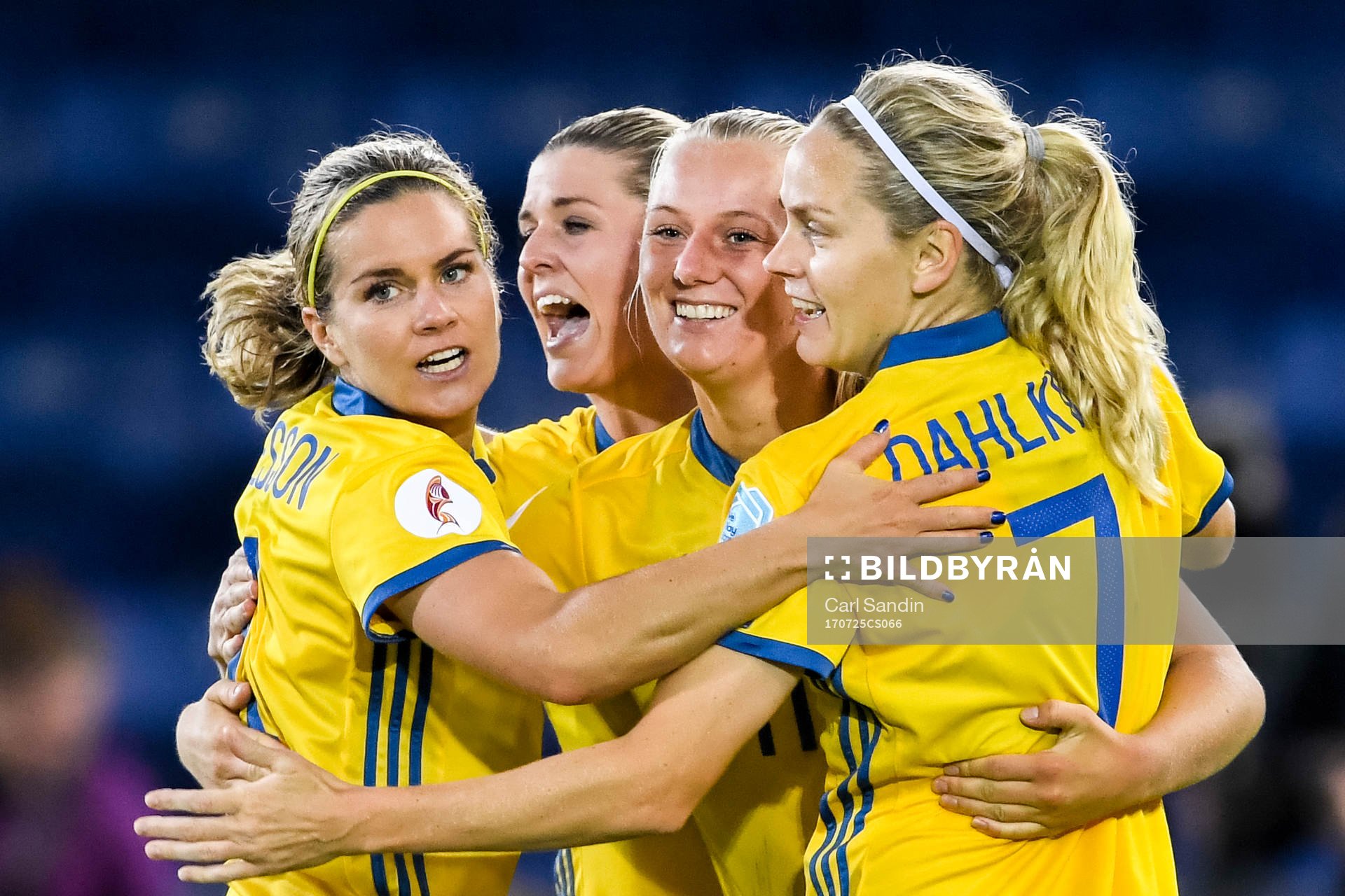 Sveriges Hanna Folkesson , Olivia Schough , Stina
