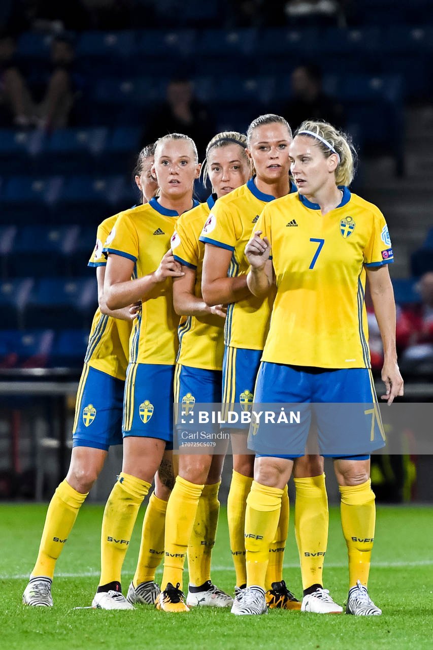 Sveriges Stina Blackstenius , Linda Sembrant , Fridolina