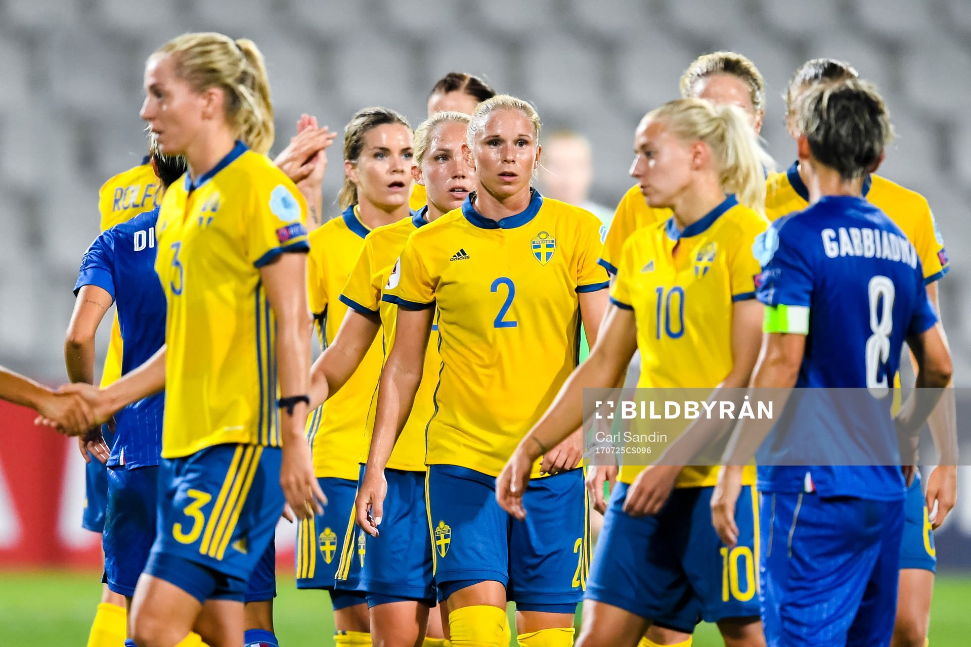 Sveriges Linda Sembrant , Jonna Andersson , Julia Spetsmark