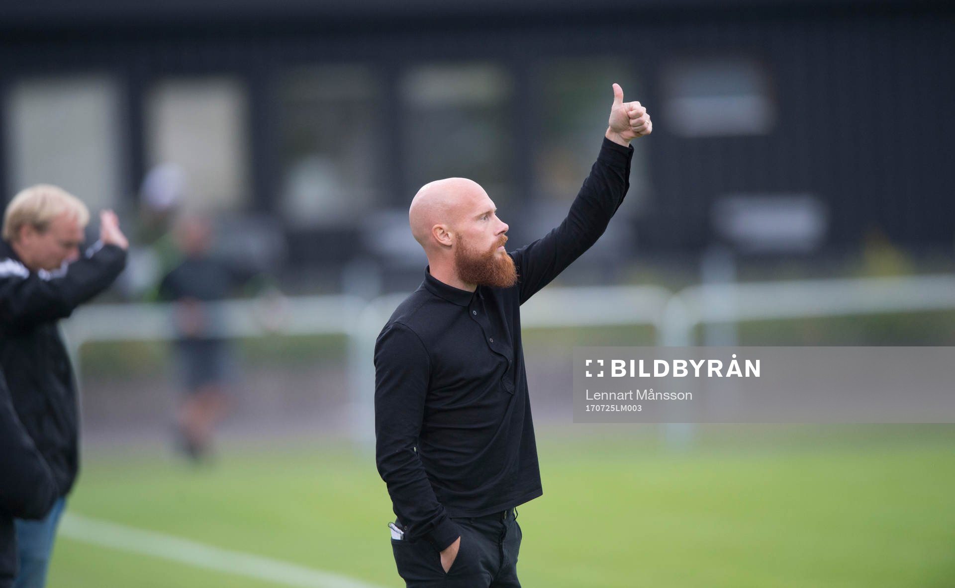 Hittarps tränare i matchen i Svenska Cupen mellan IFK