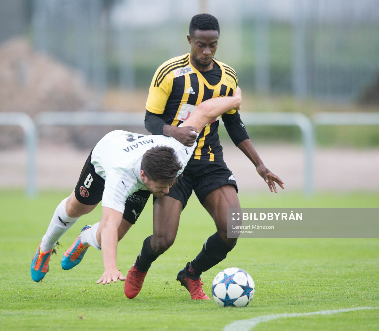 IFK Hässleholms Kojo Annor i matchen i Svenska Cupen