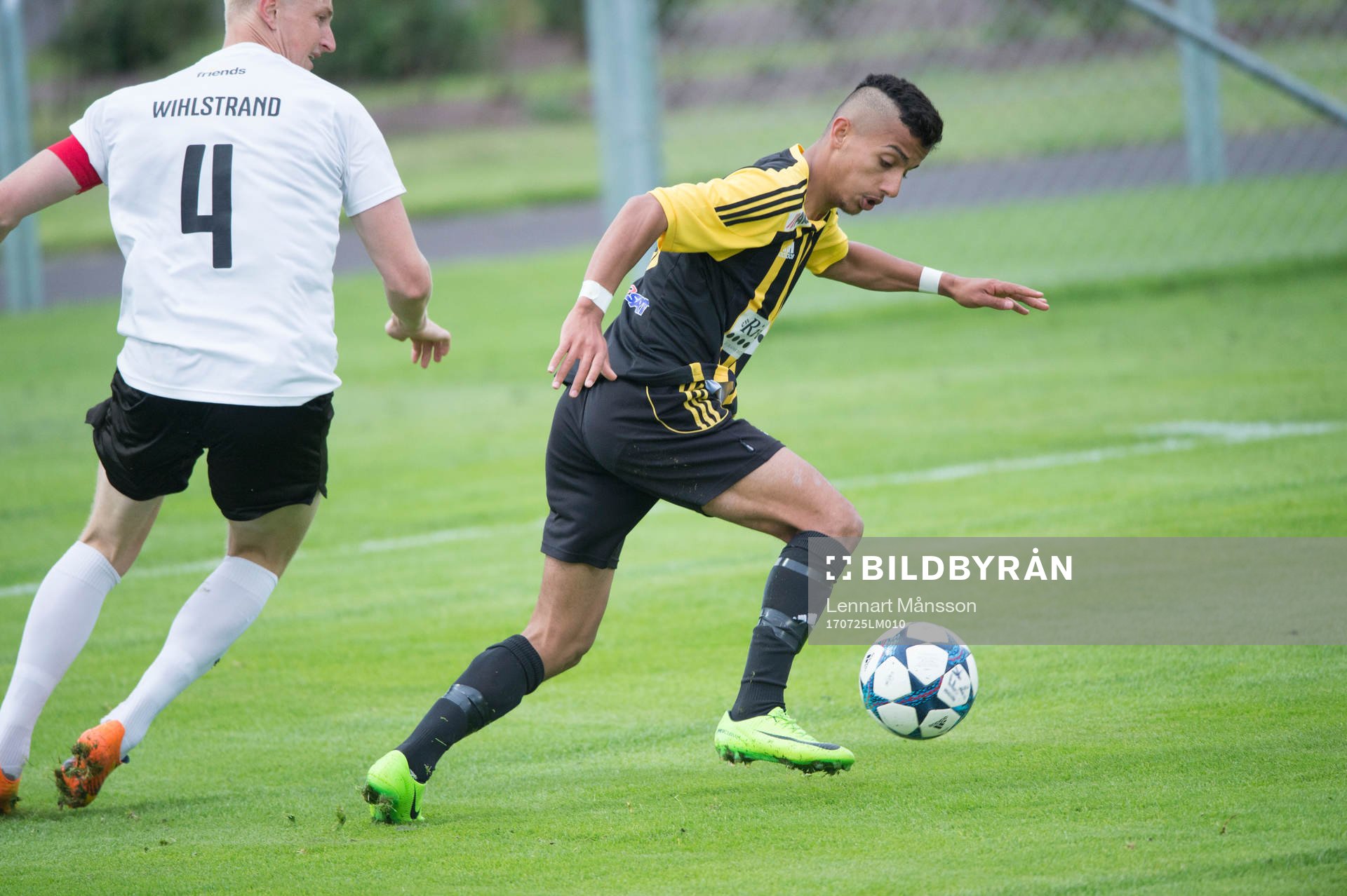 IFK Hässleholms Waed Shaif i matchen i Svenska Cupen