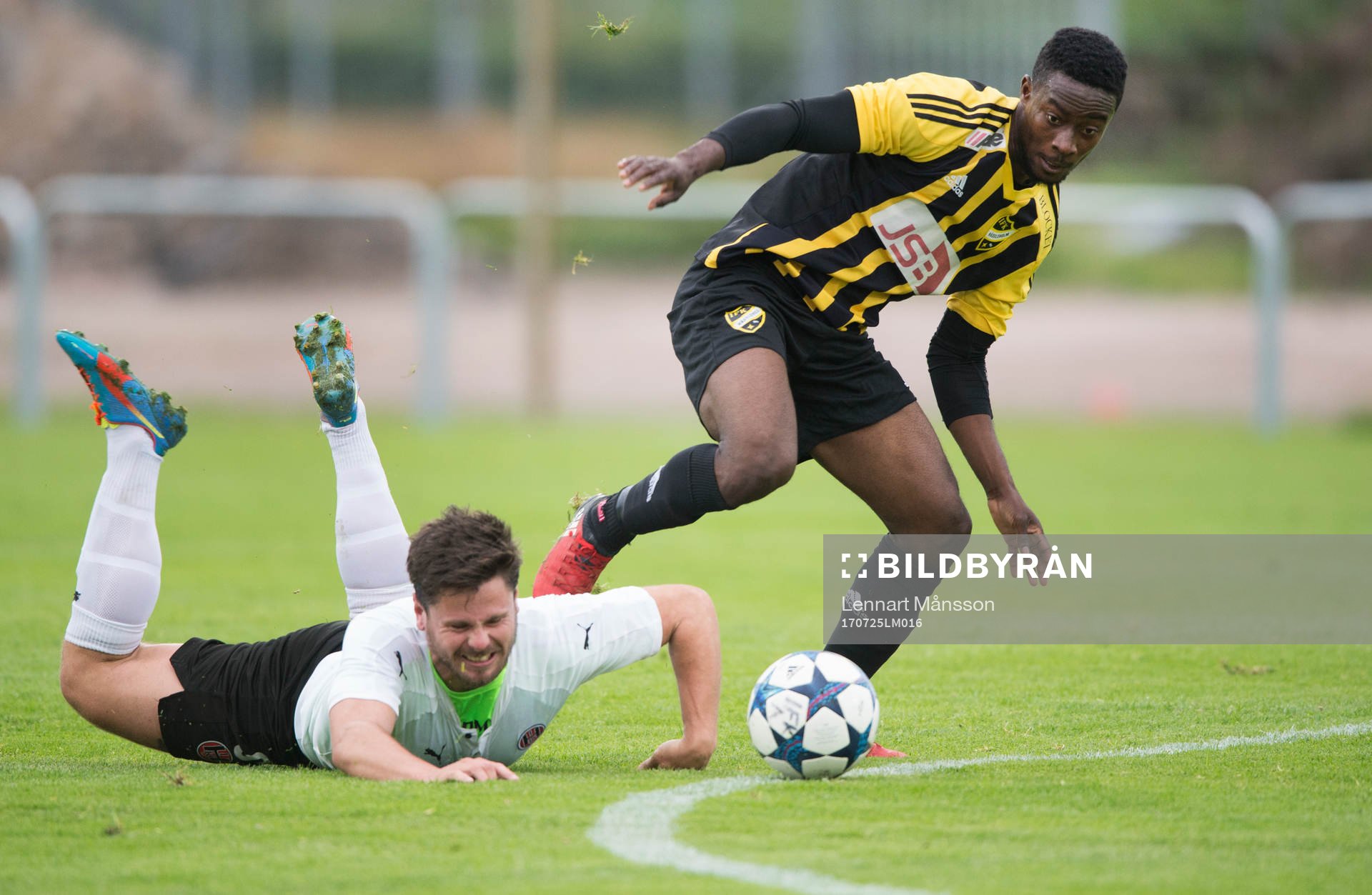 IFK Hässleholms Kojo Annor i matchen i Svenska Cupen