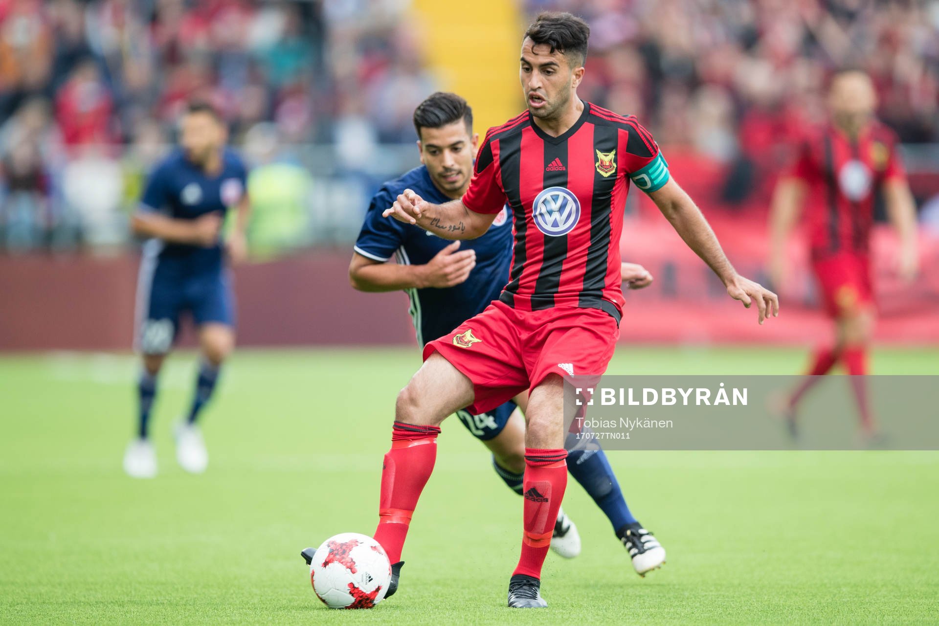Östersunds Brwa Nouri mot Fola Esch Mehdi Kirch