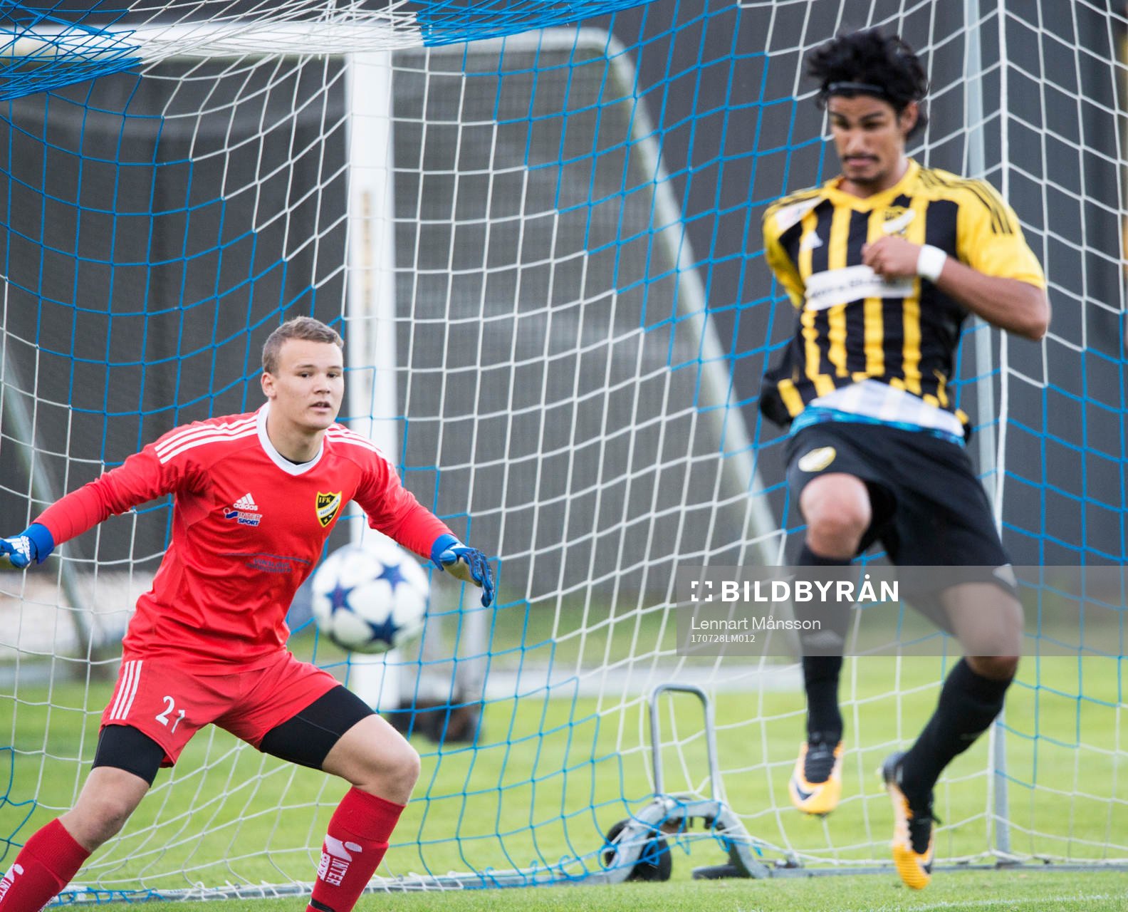 Ameer Naseer i matchen i division 2 mellan Asarum och IFK