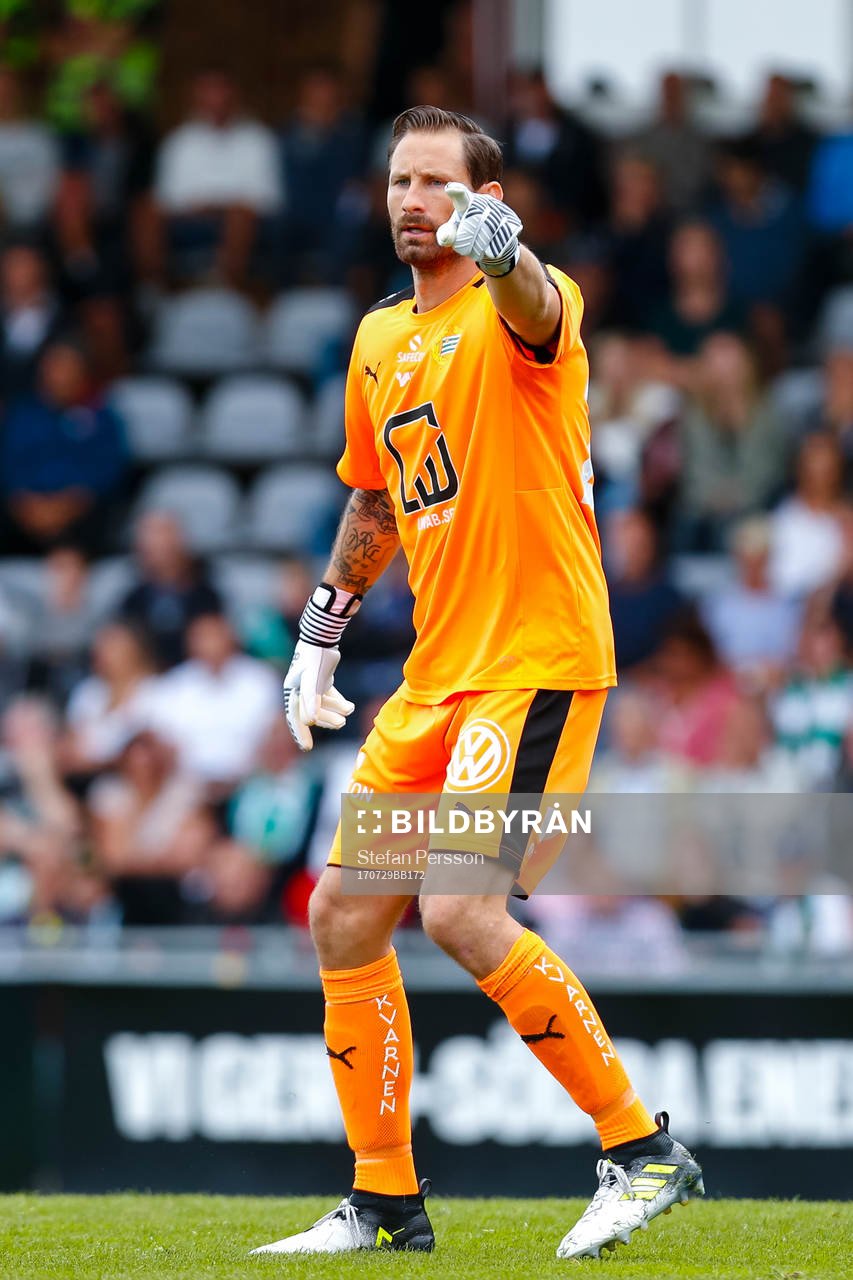 Hammarbys målvakt Johan Wiland
