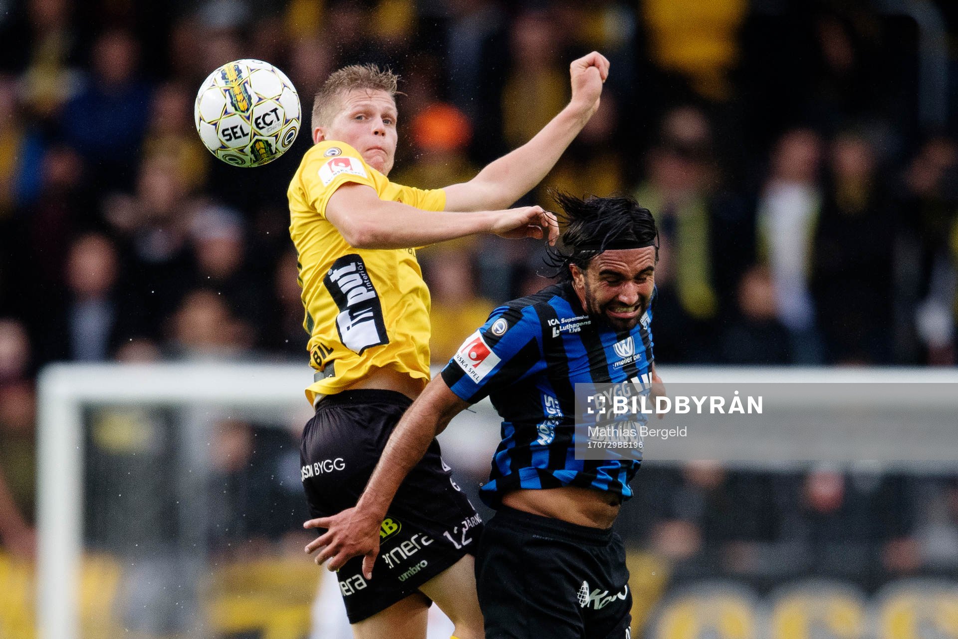 Elfsborgs Joakim Nilsson i nickduell med Sirius Alexander