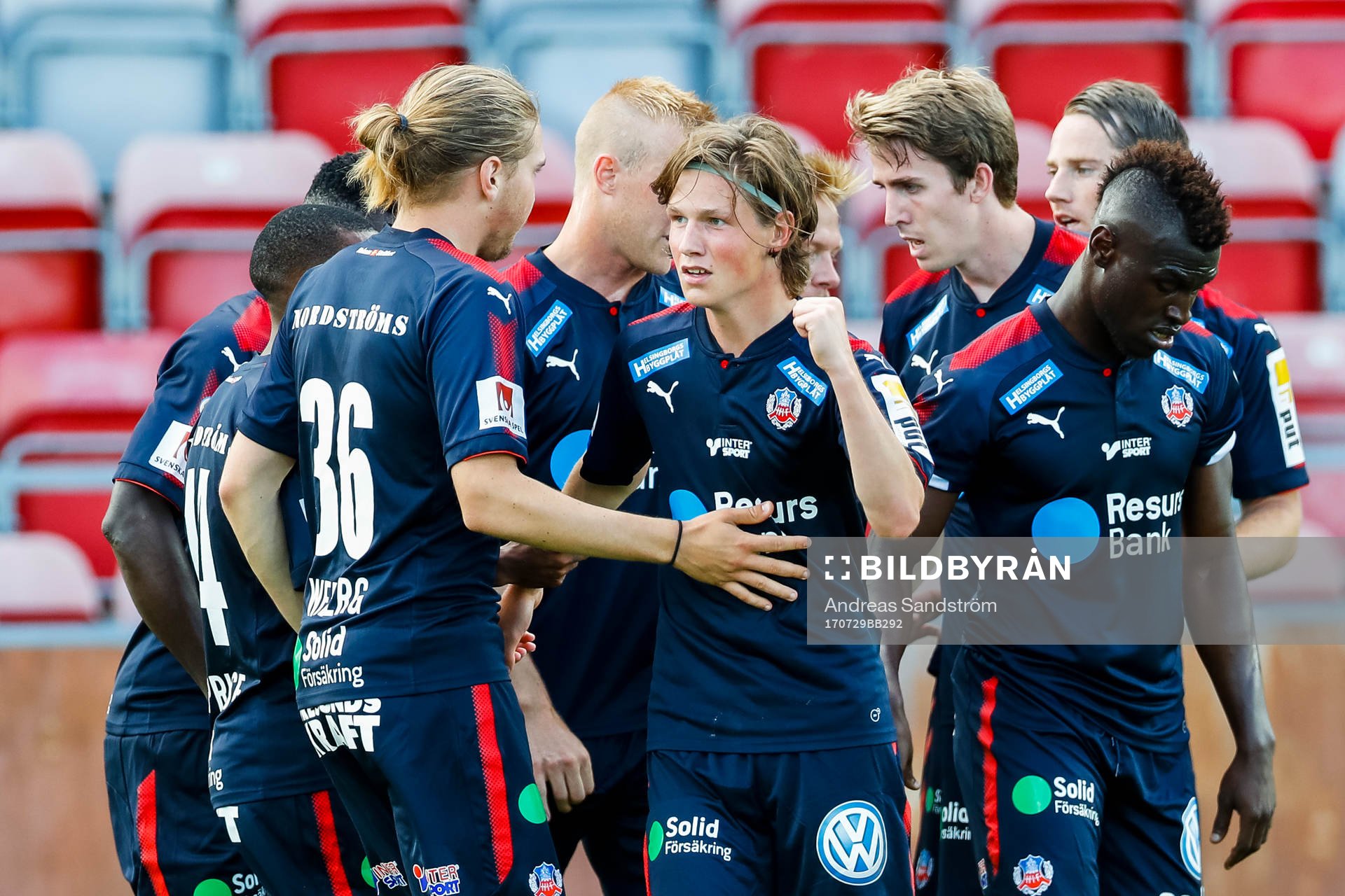 Helsingborgs Max Svensson jublar