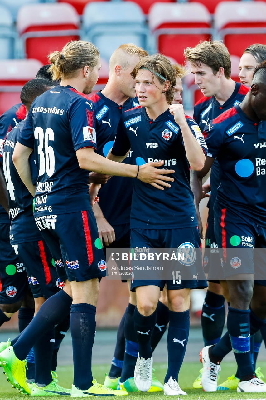 Helsingborgs Max Svensson jublar
