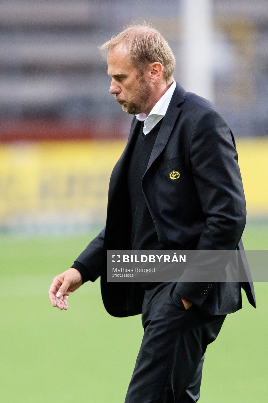 Elfsborgs manager Magnus Haglund deppar