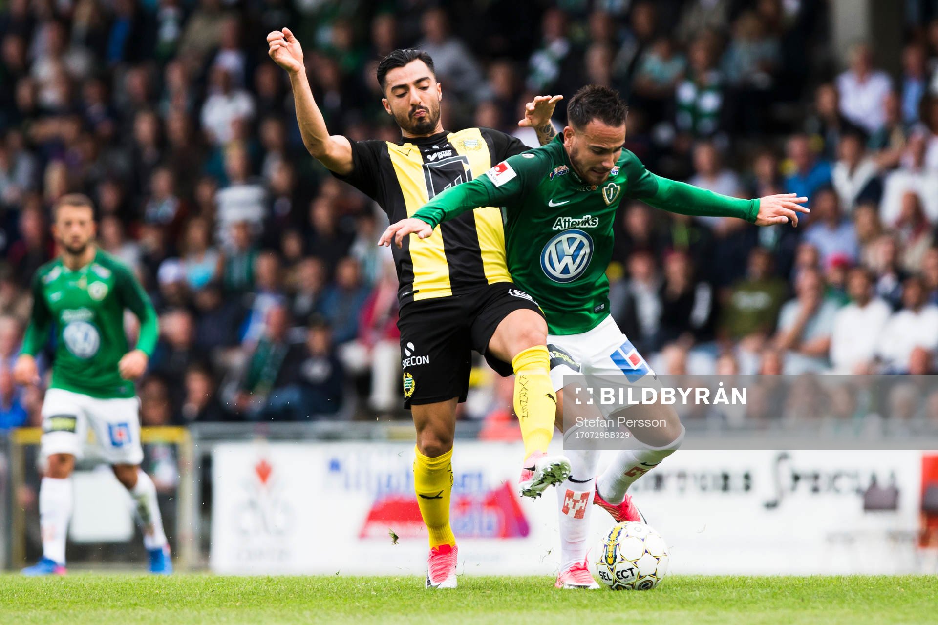 Hammarbys Jiloan Hamad mot Jönköpings Dzenis Kozica