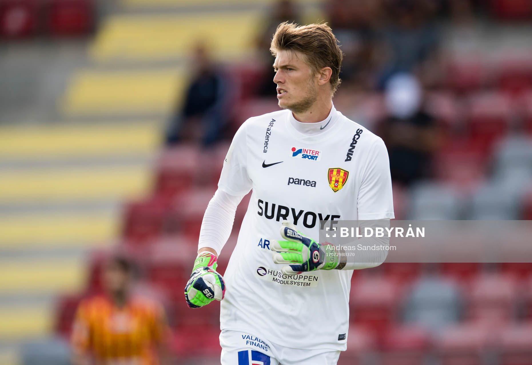 Syrianskas målvakt Hampus Elgan