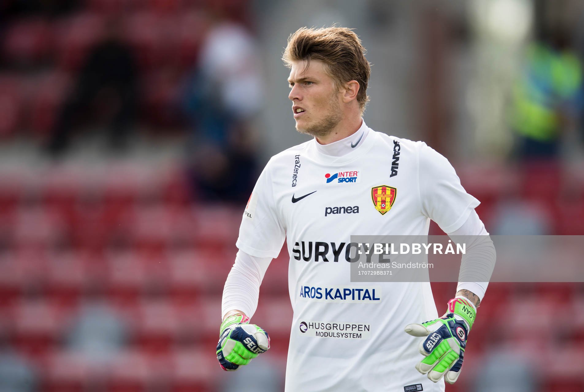 Syrianskas målvakt Hampus Elgan
