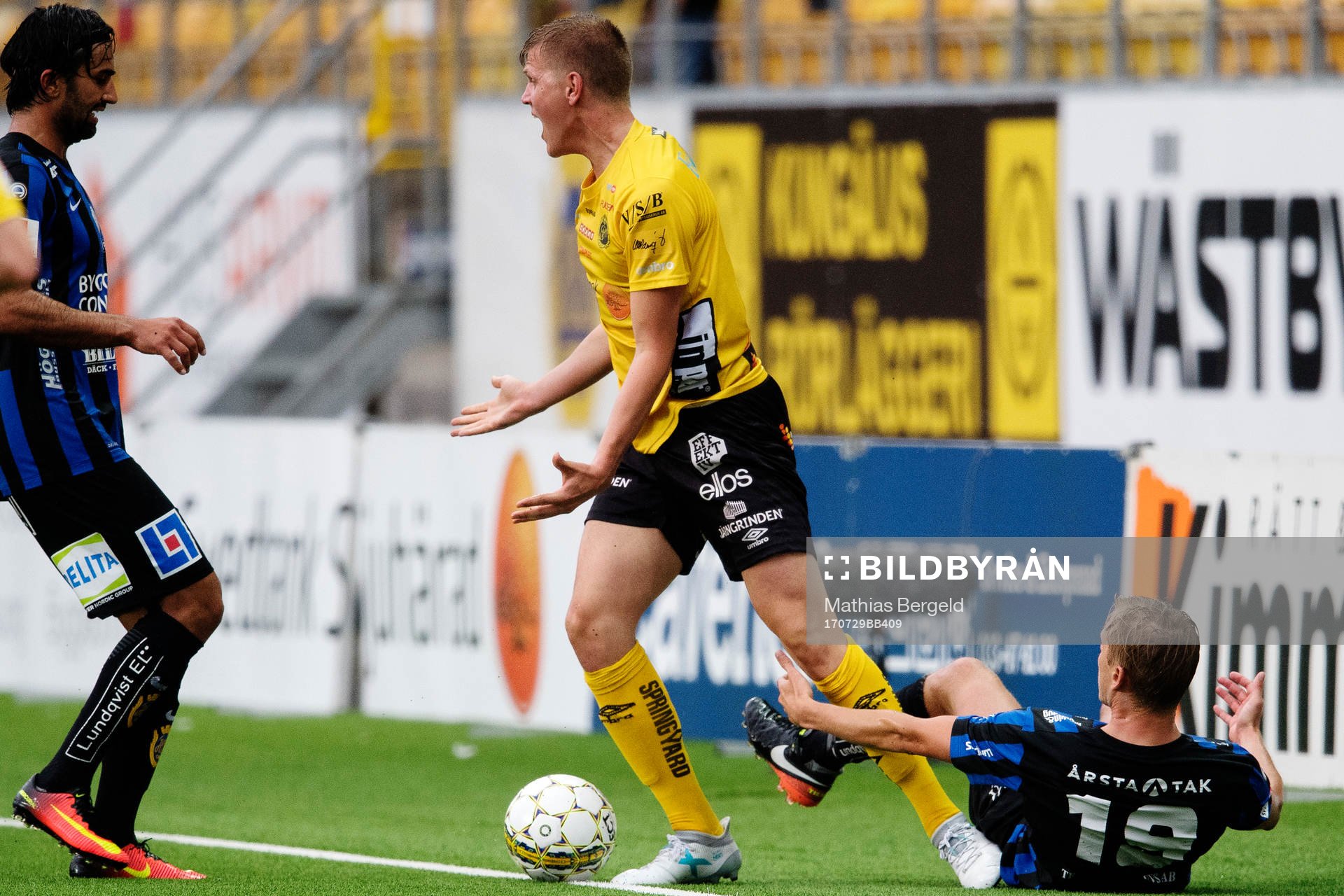 Elfsborgs Joakim Nilsson reagerar