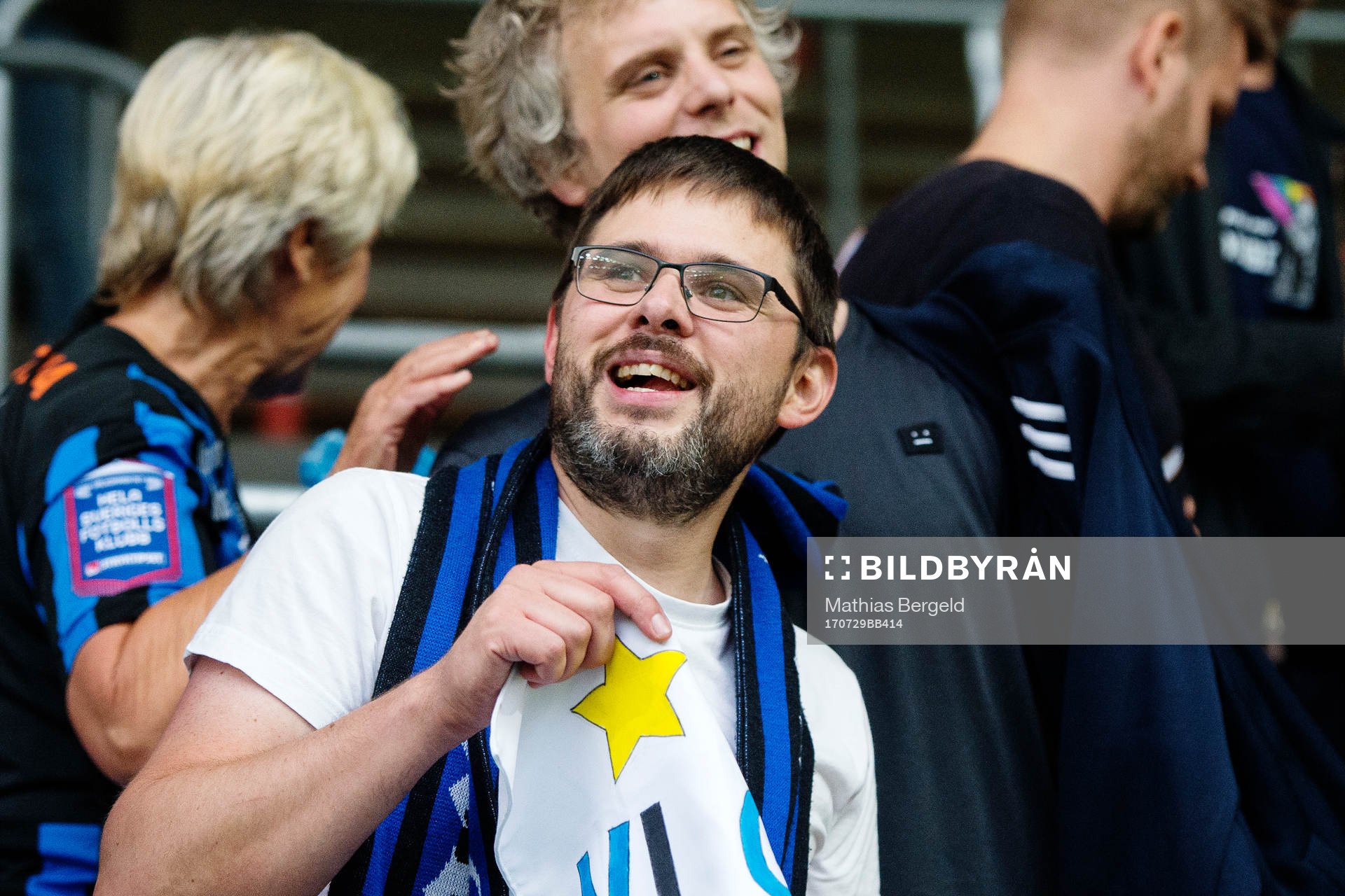En siriussupporter jublar